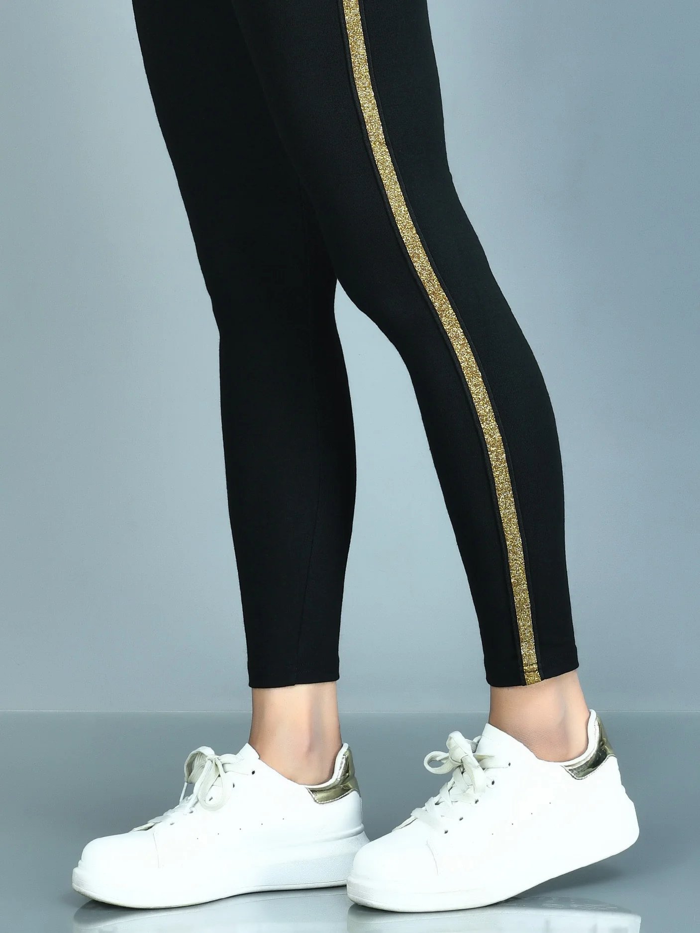 Shimmer Striped Tights - Image 3