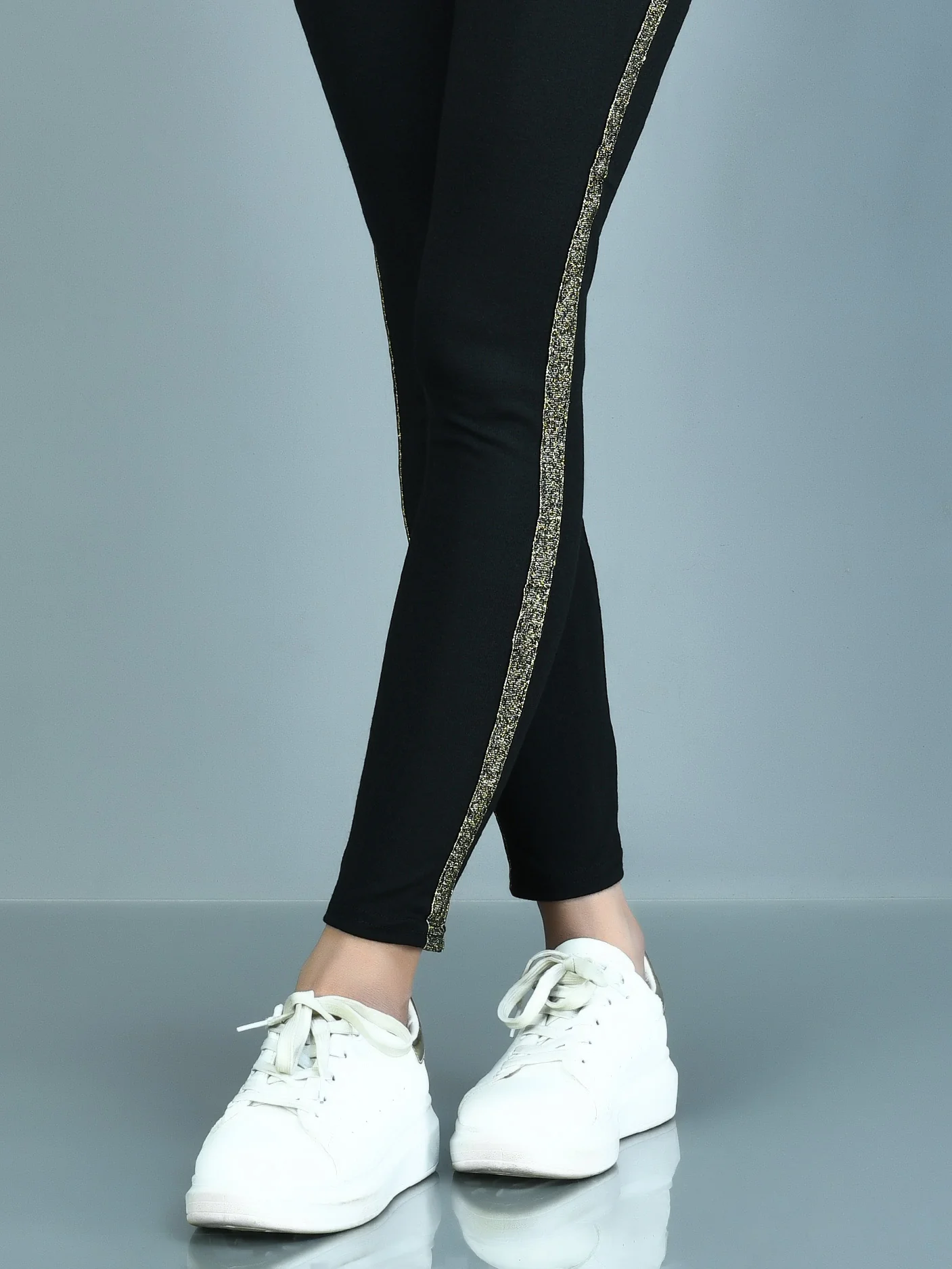 Shimmer Striped Tights - Image 3
