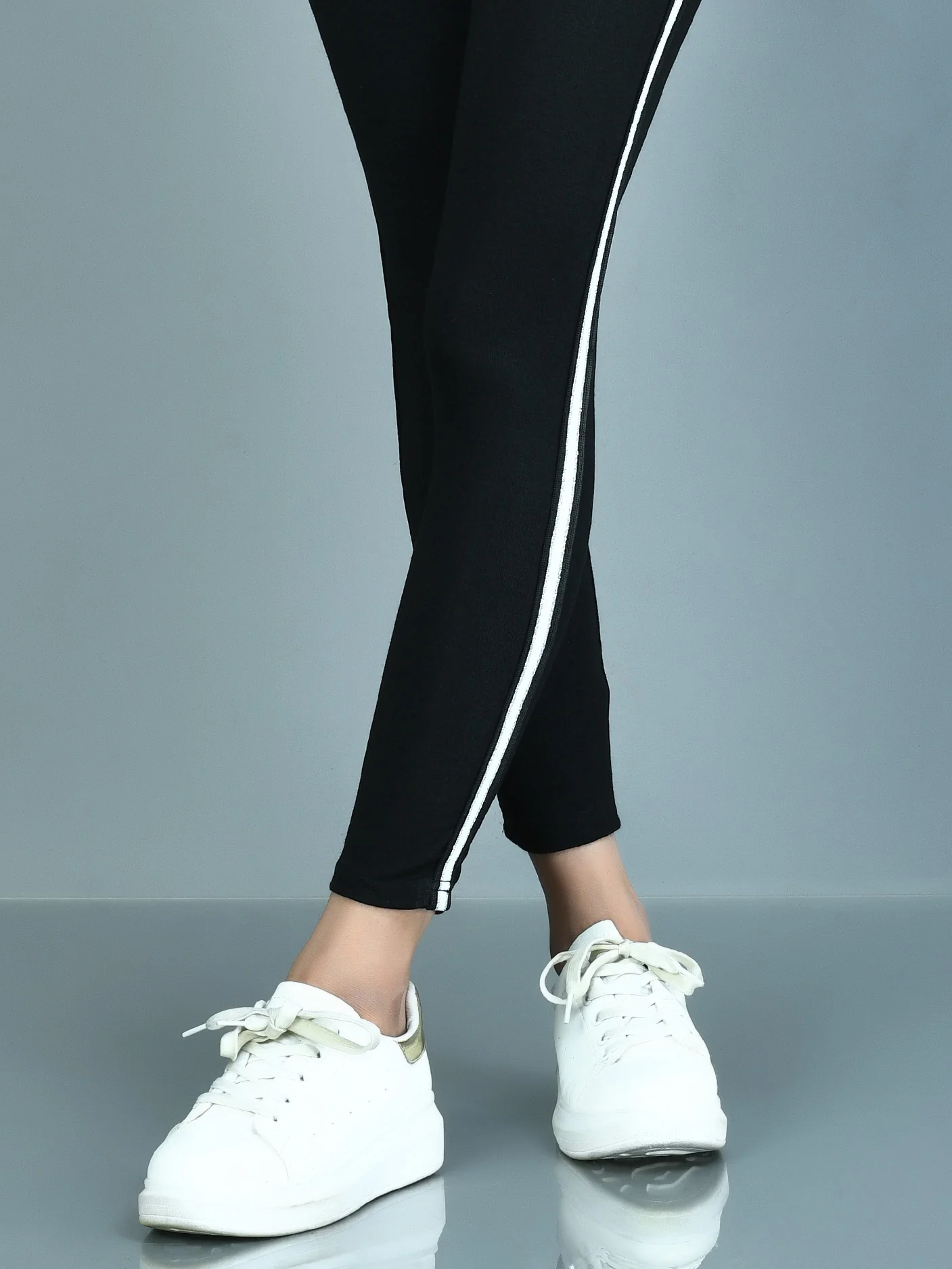 Shimmer Striped Tights - Image 3