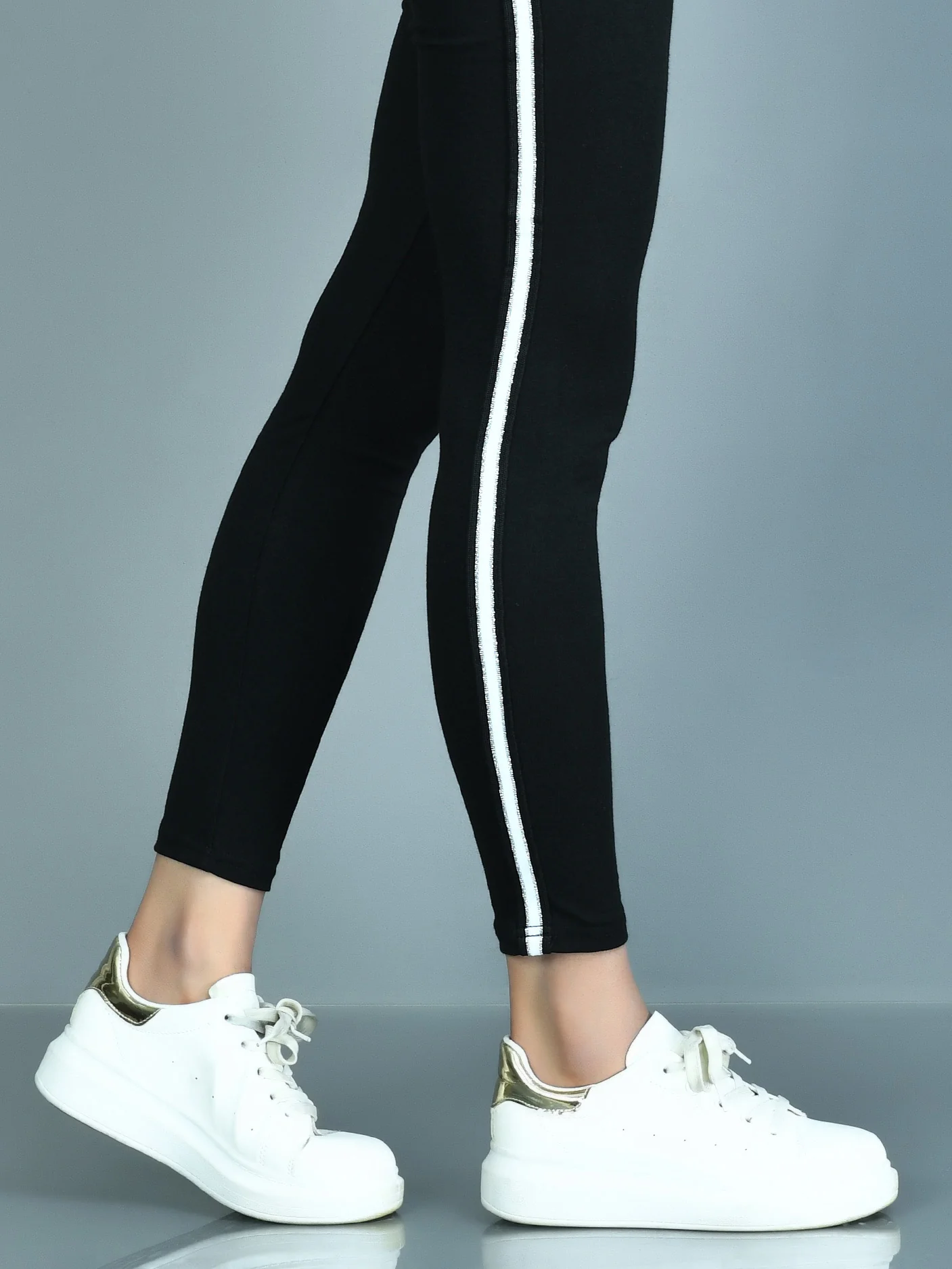 Shimmer Striped Tights - Image 4