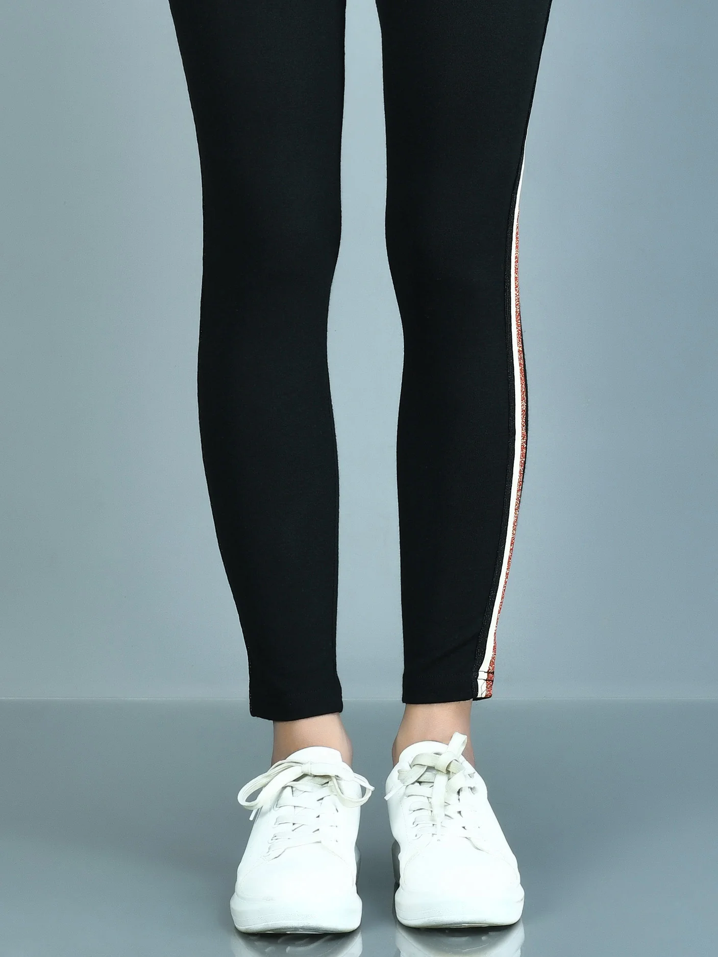 Shimmer Striped Tights - Image 2