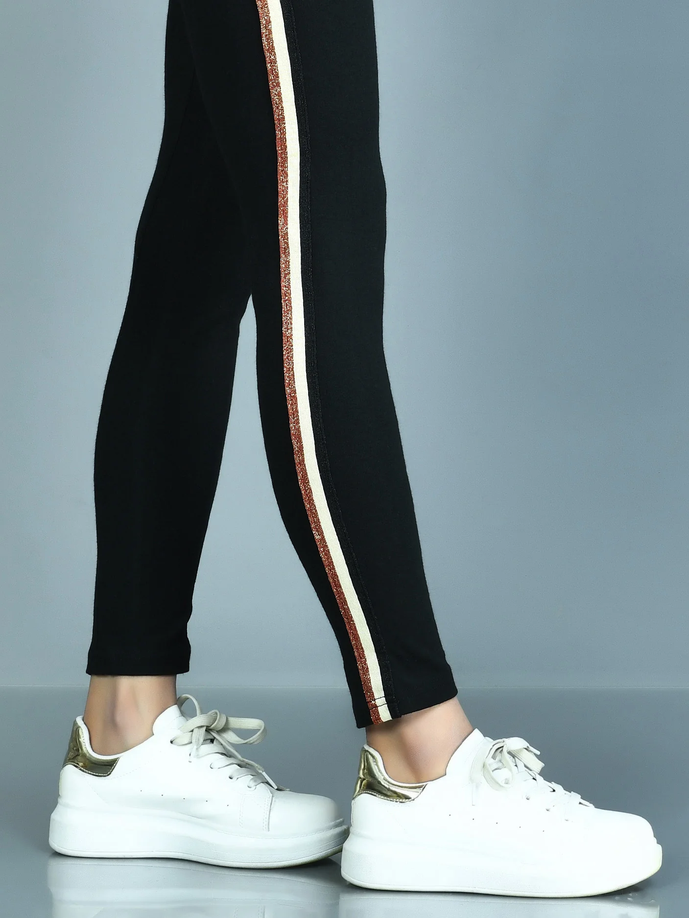 Shimmer Striped Tights - Image 4