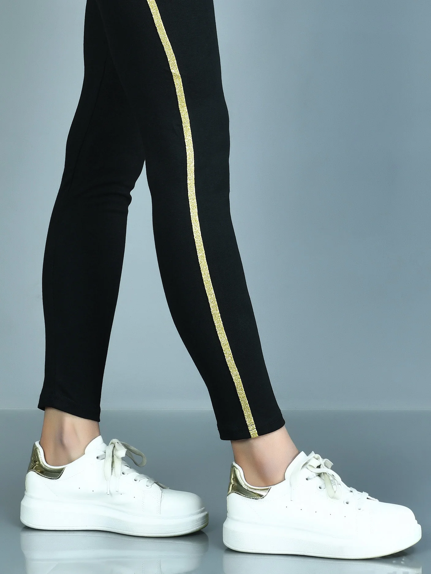 Shimmer Striped Tights - Image 4