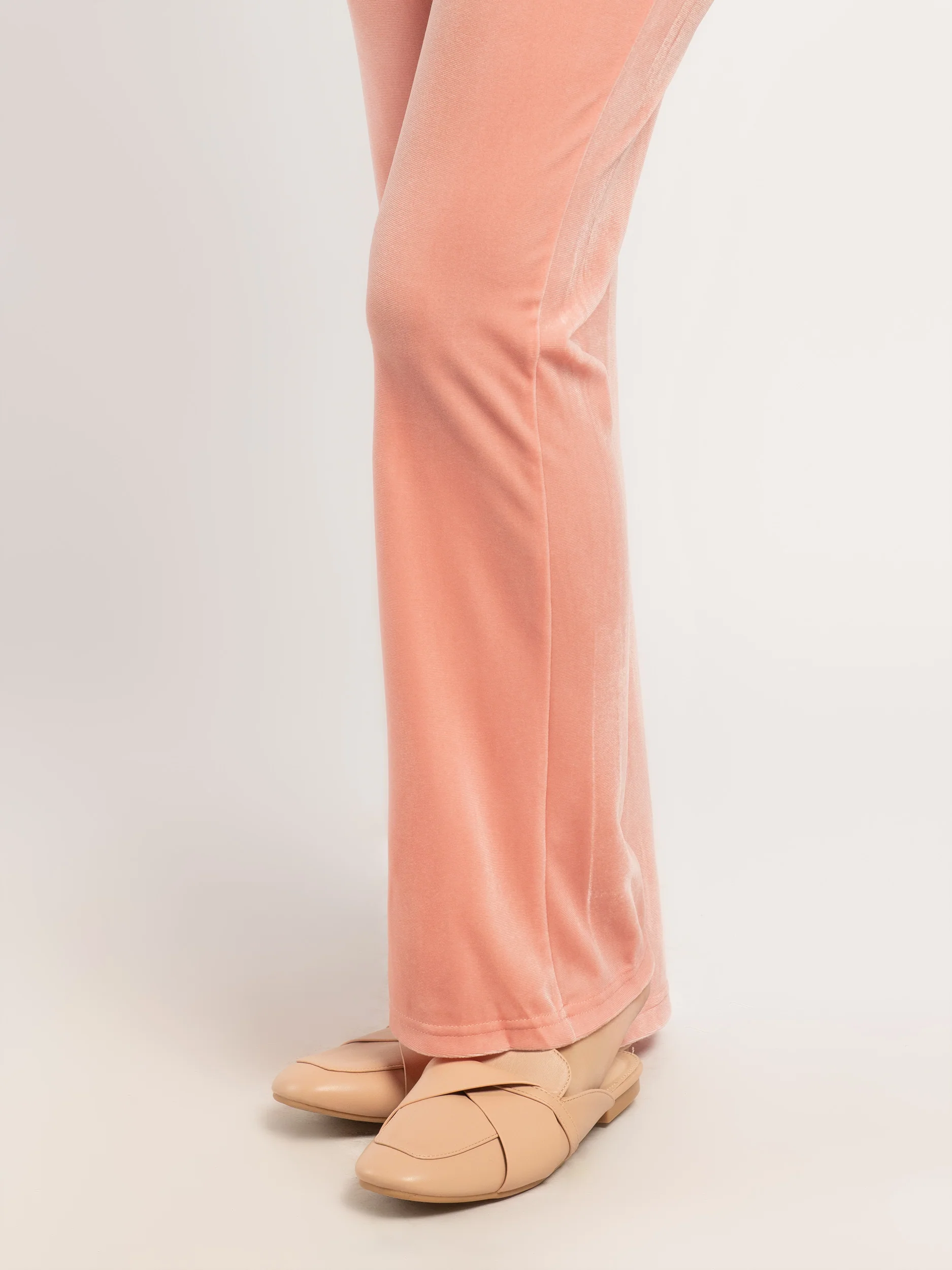 Plain Velvet Trousers - Image 3