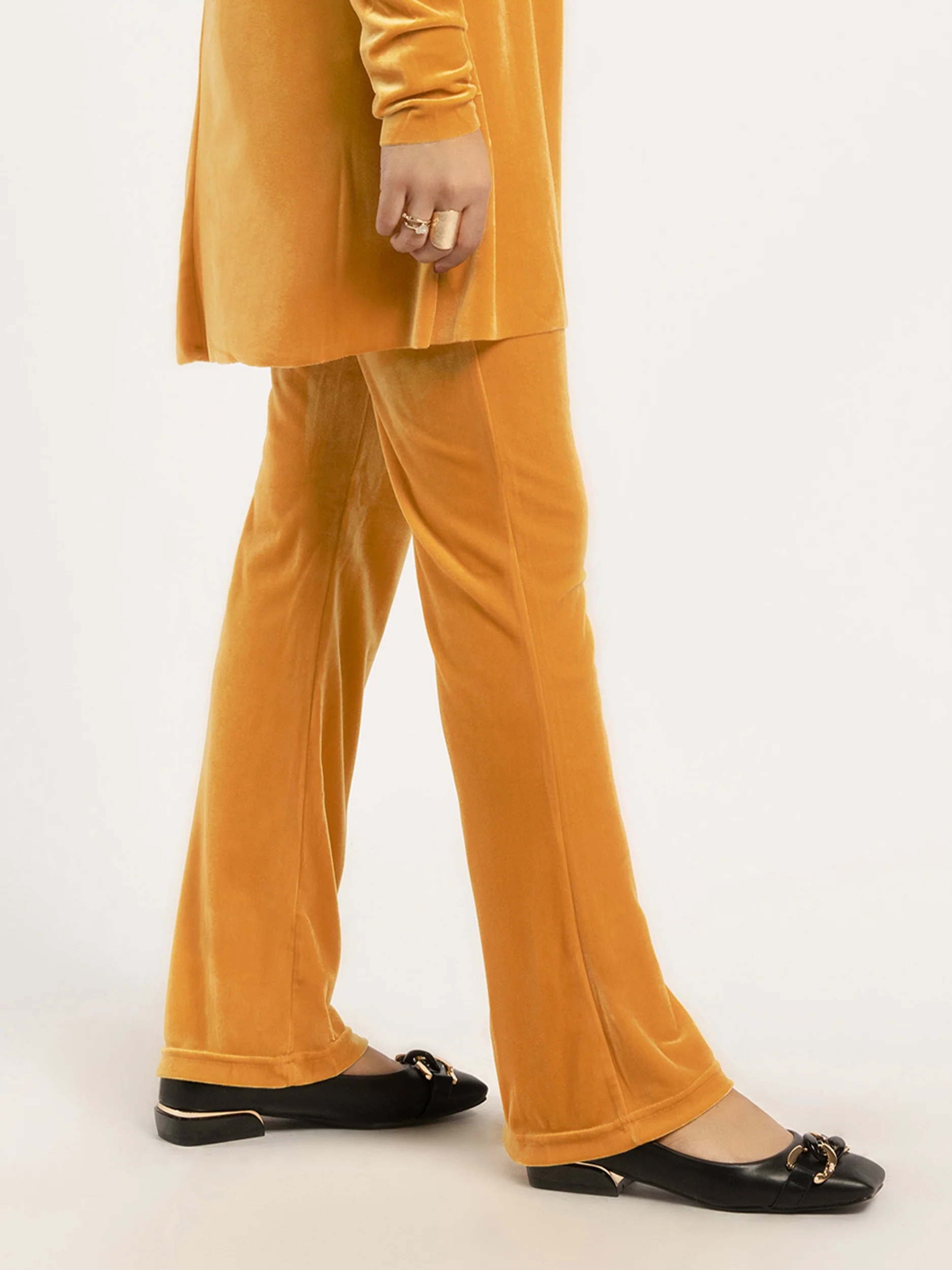 Dyed Velvet Trousers - Image 3