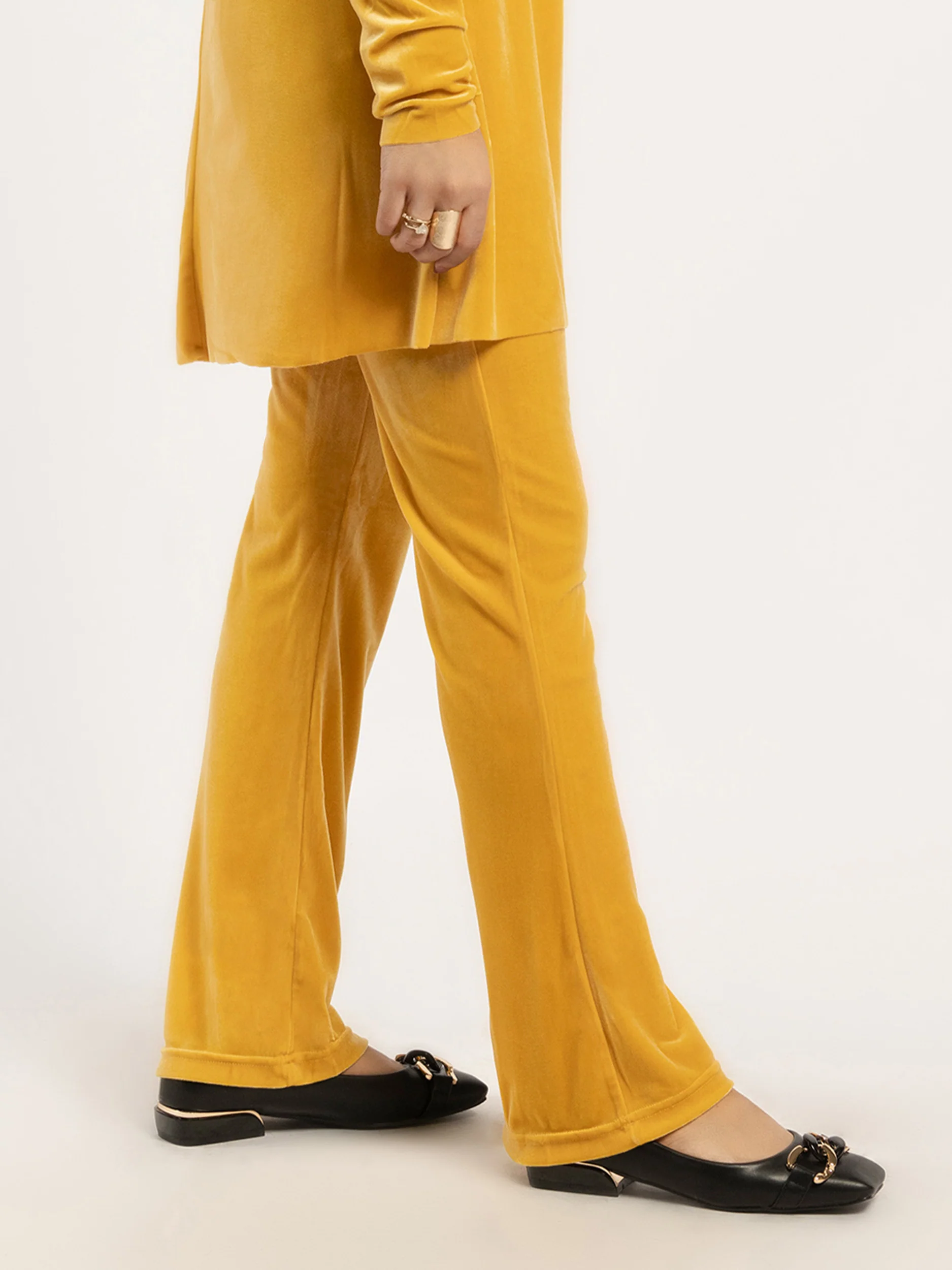 Dyed Velvet Trousers - Image 3