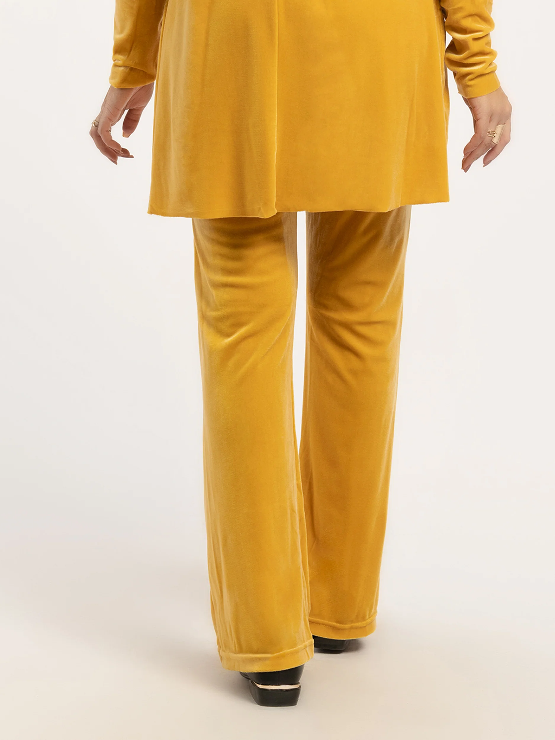 Dyed Velvet Trousers - Image 4