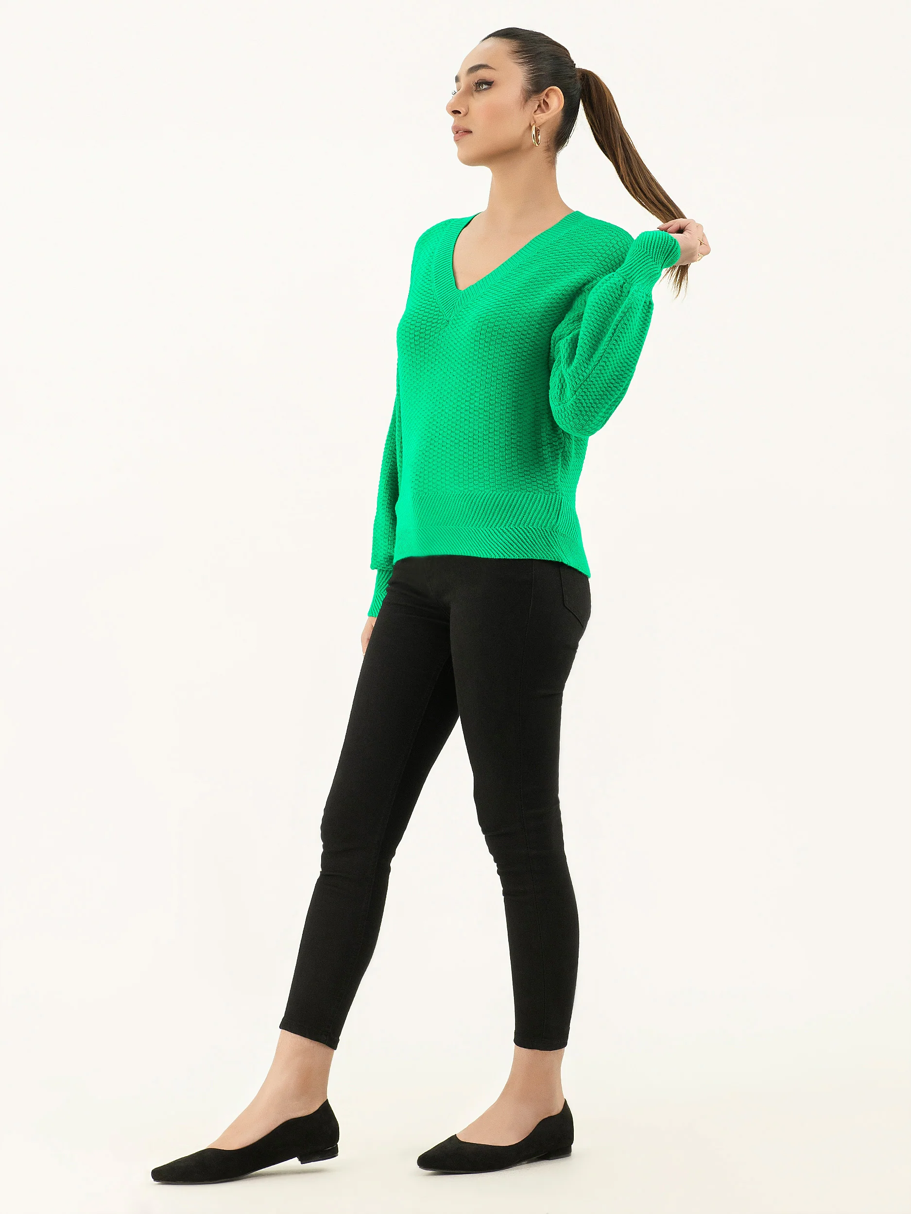 V-Neck Sweater - Image 3