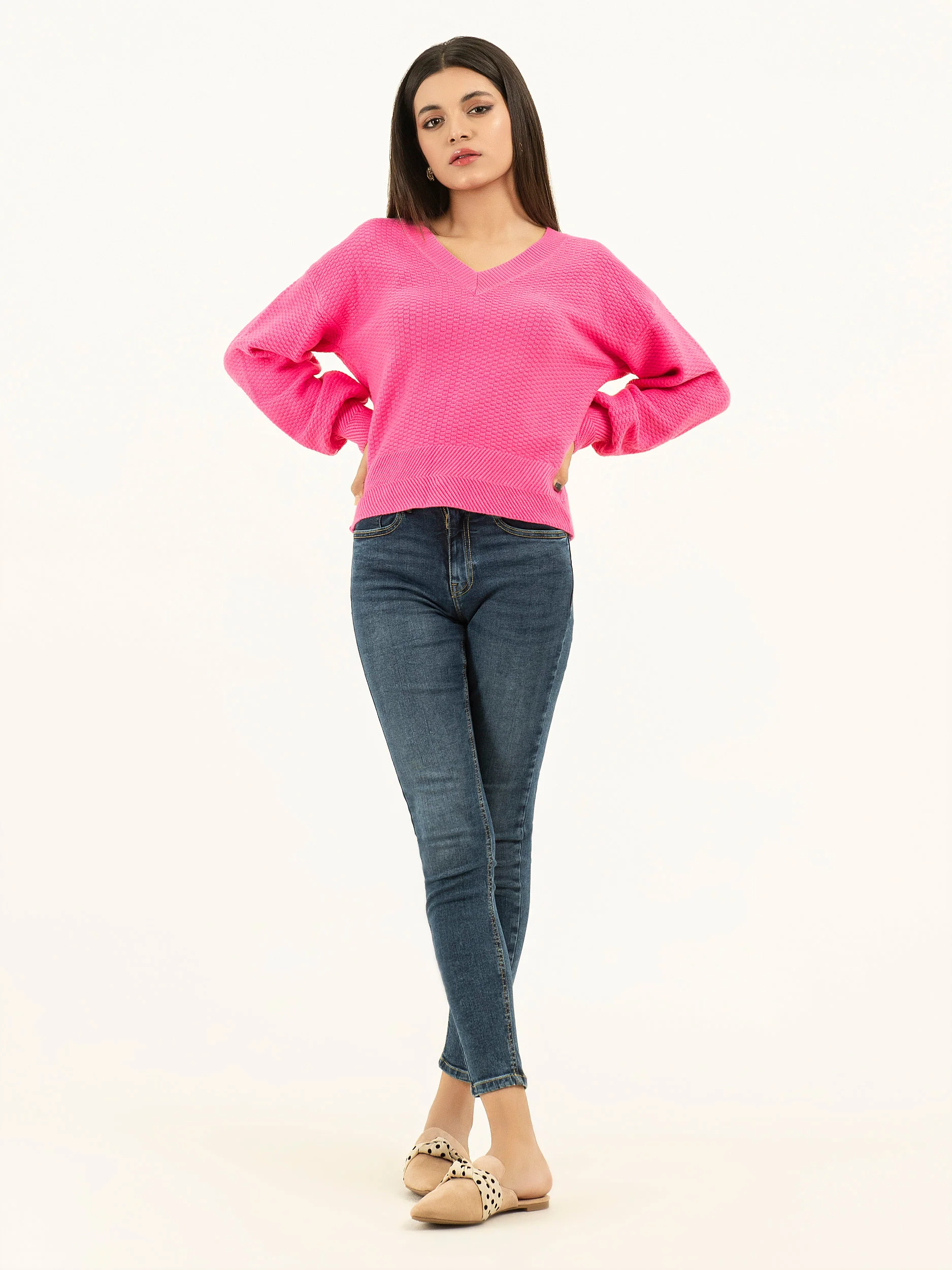 V-Neck Sweater - Image 2