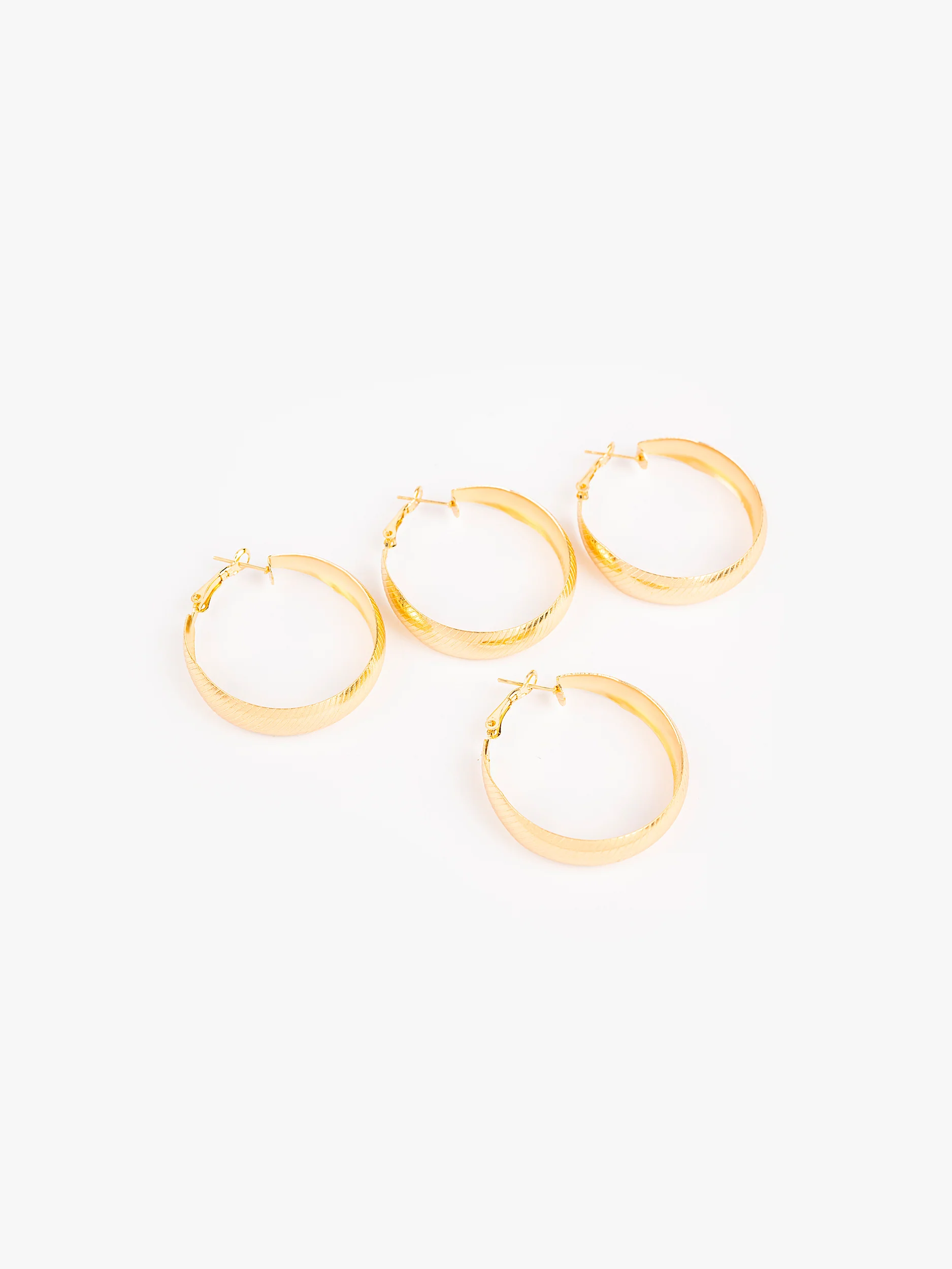 Gold Hoops Set - Image 2