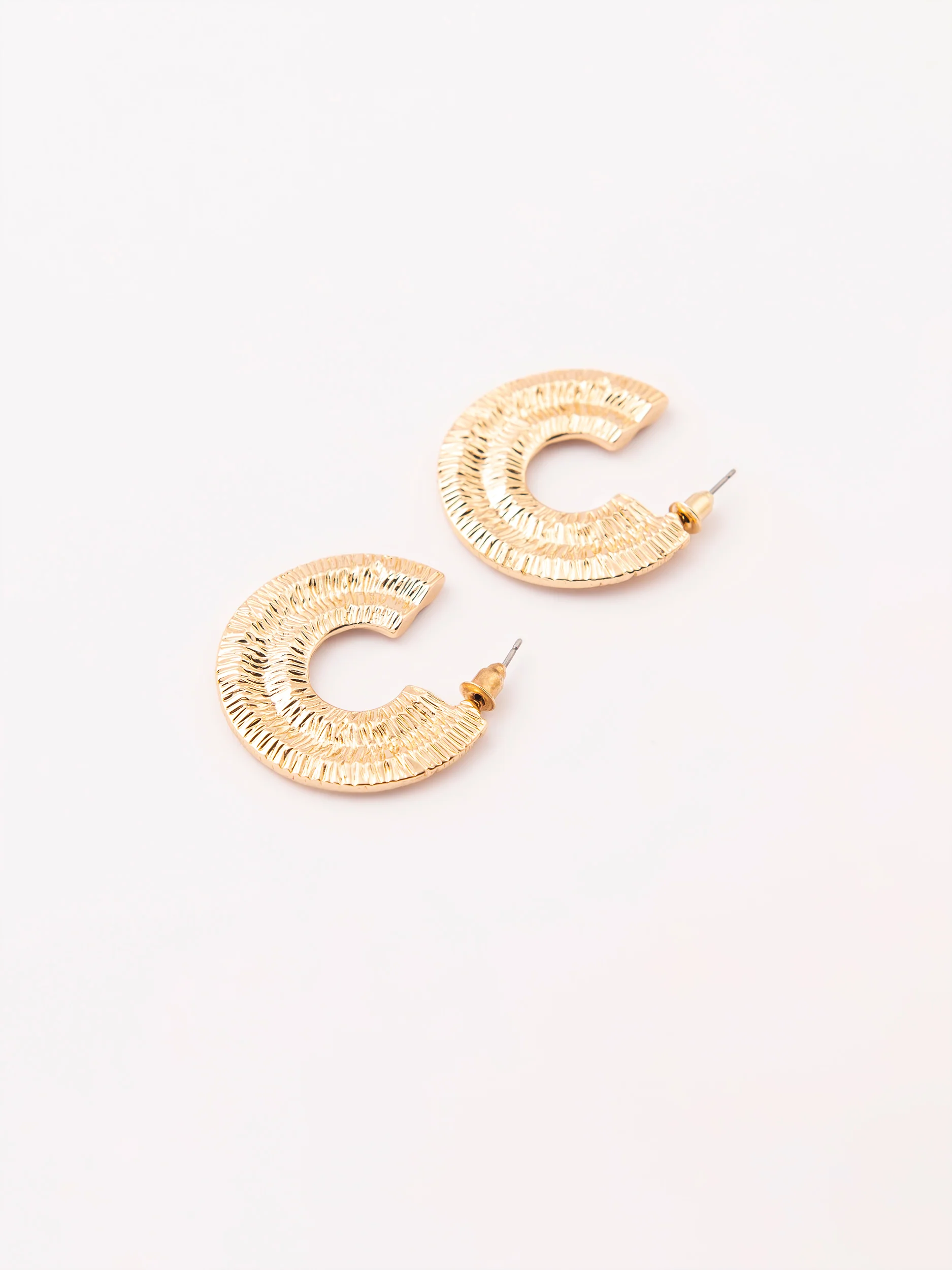 Antique C-Hoop Earrings - Image 2