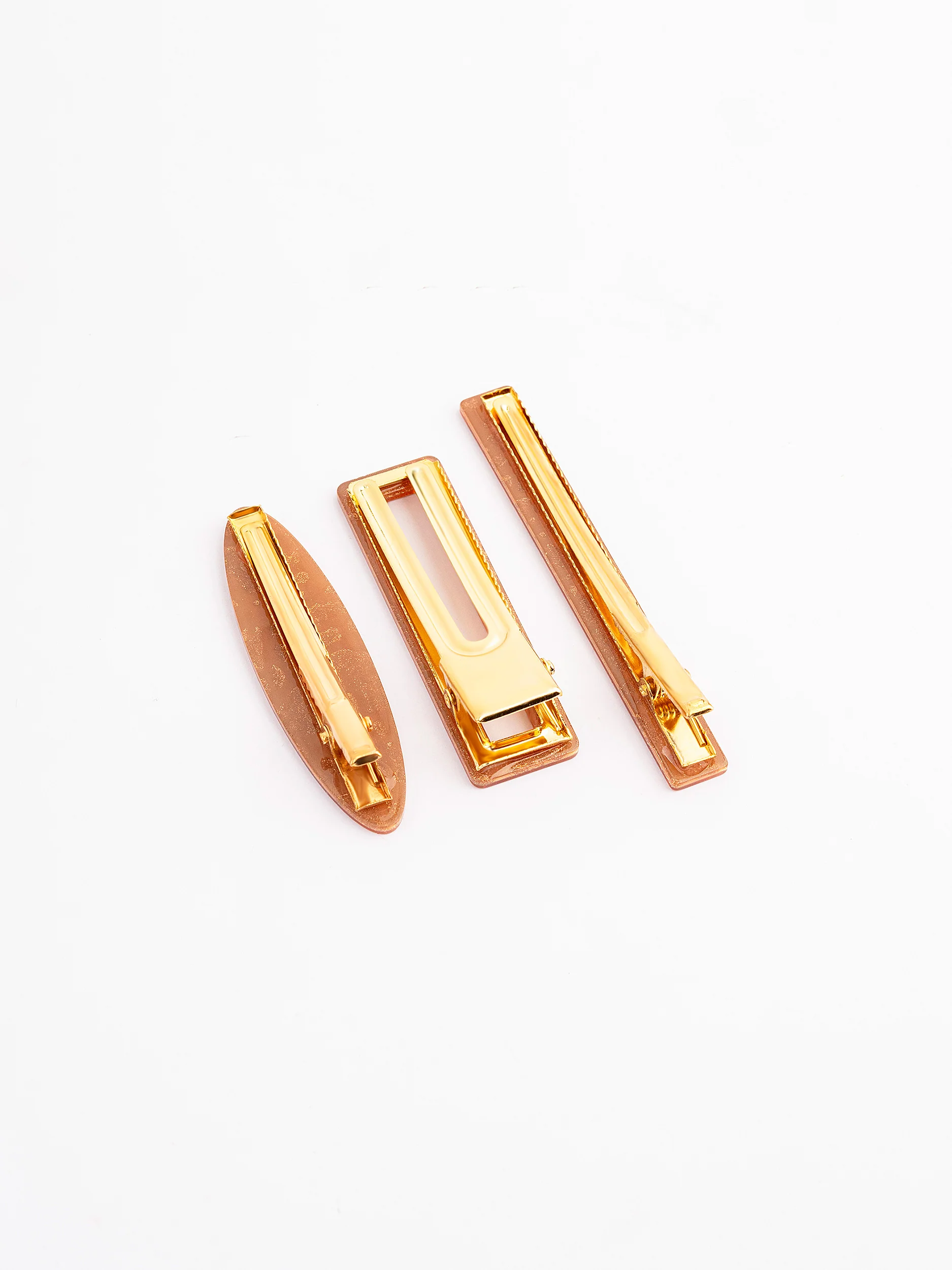 Geometric Glittered Hair Clip Set - Image 4