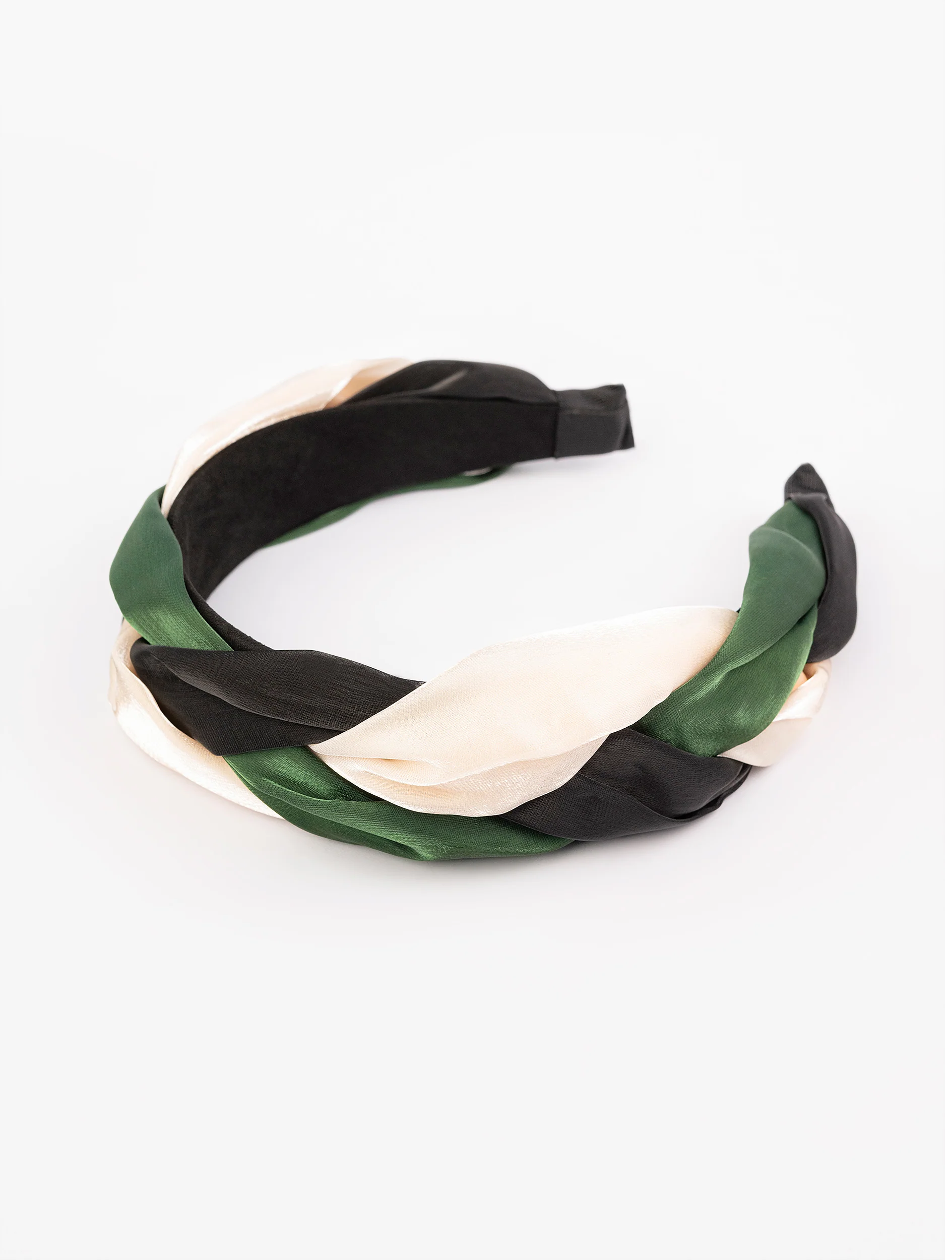 Tri Tone Braided Hair Band - Image 3