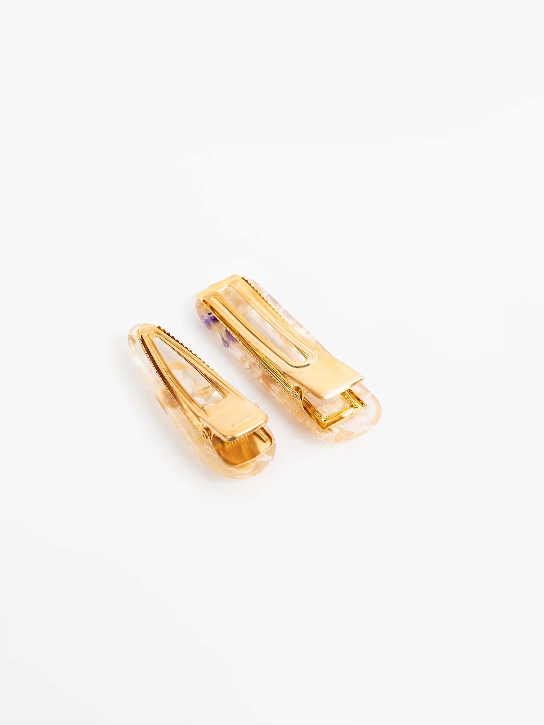 Resin Art Hair Clips - Image 4