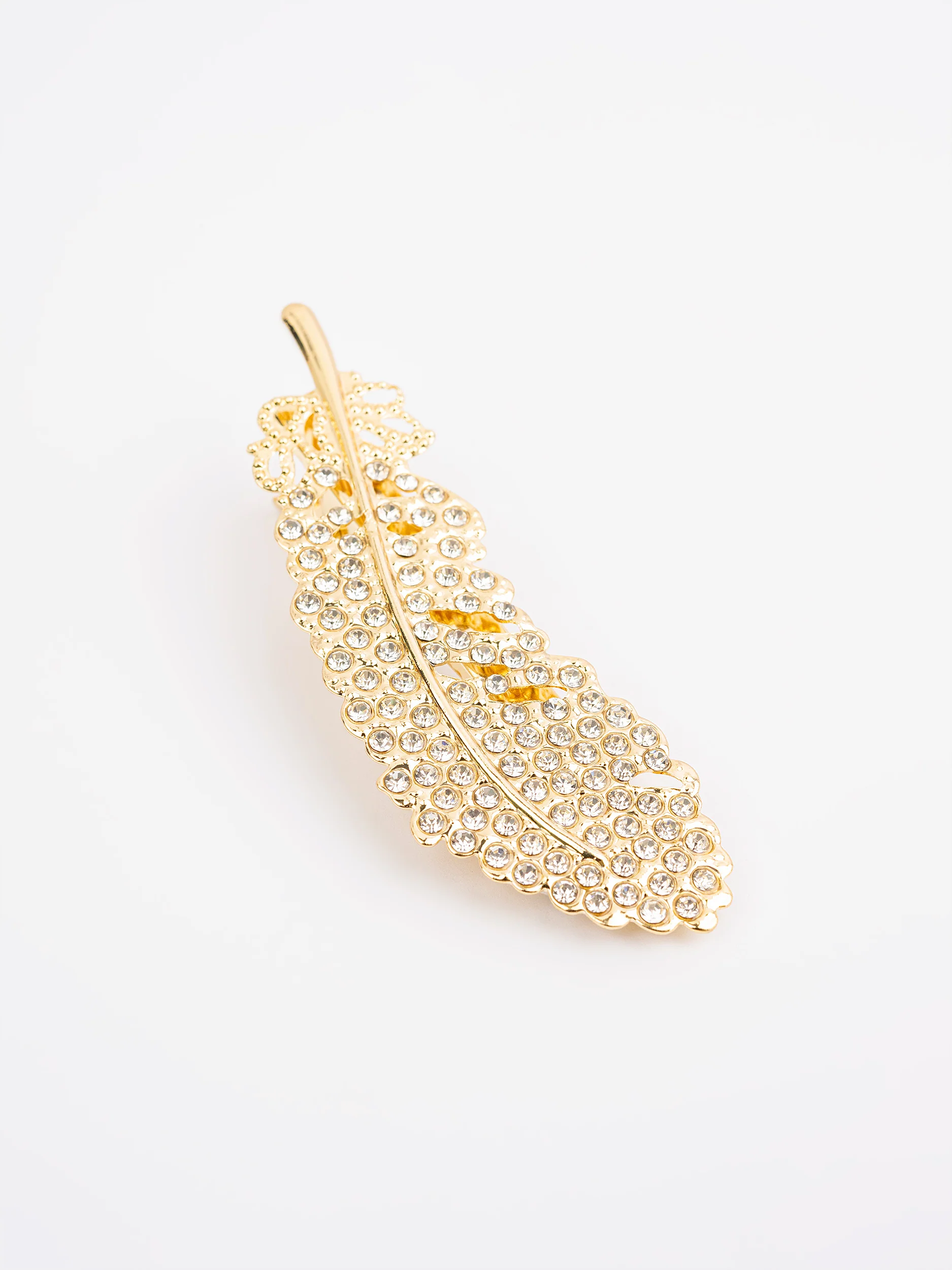 Embellished leaf Hair Clips - Image 2