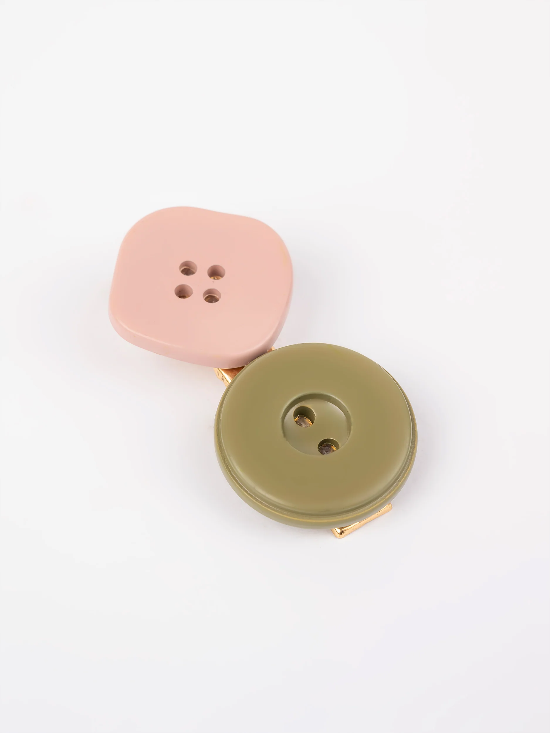 Buttoned Hair Clips - Image 3