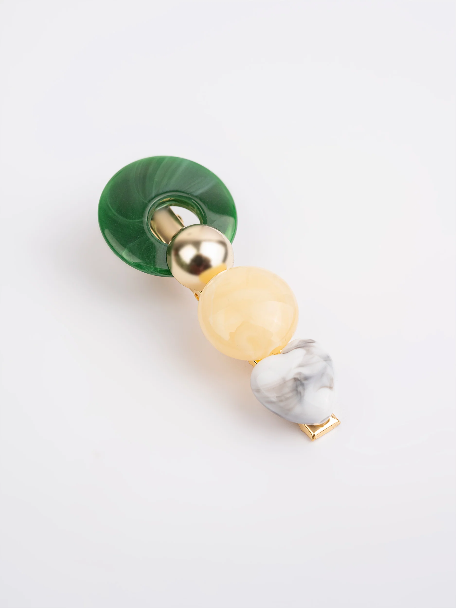 Check Printed Hair Clips - Image 4