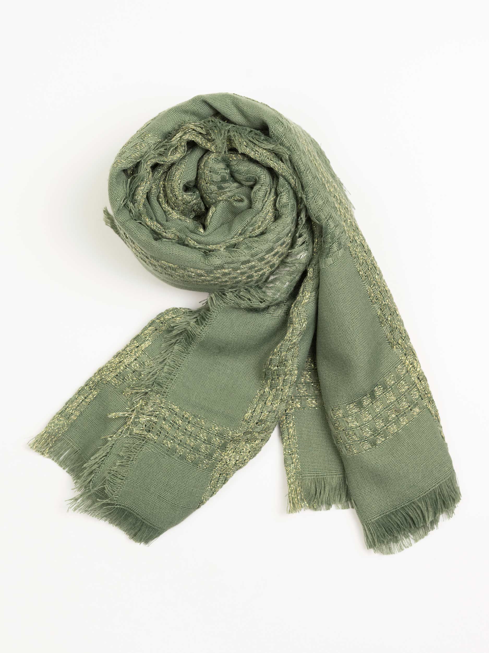 Patterend Woolen Shawl - Image 2