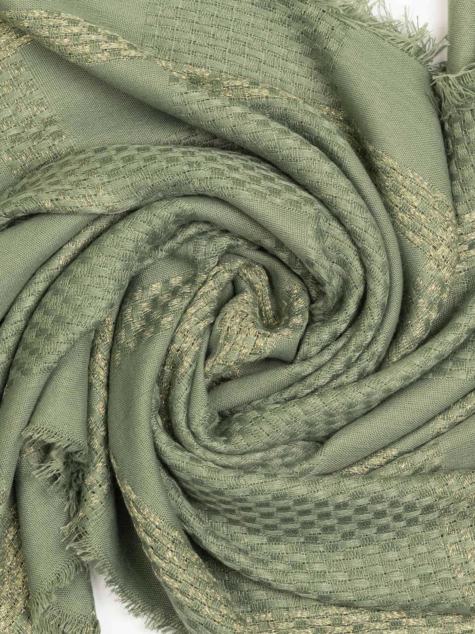 Patterend Woolen Shawl - Image 4