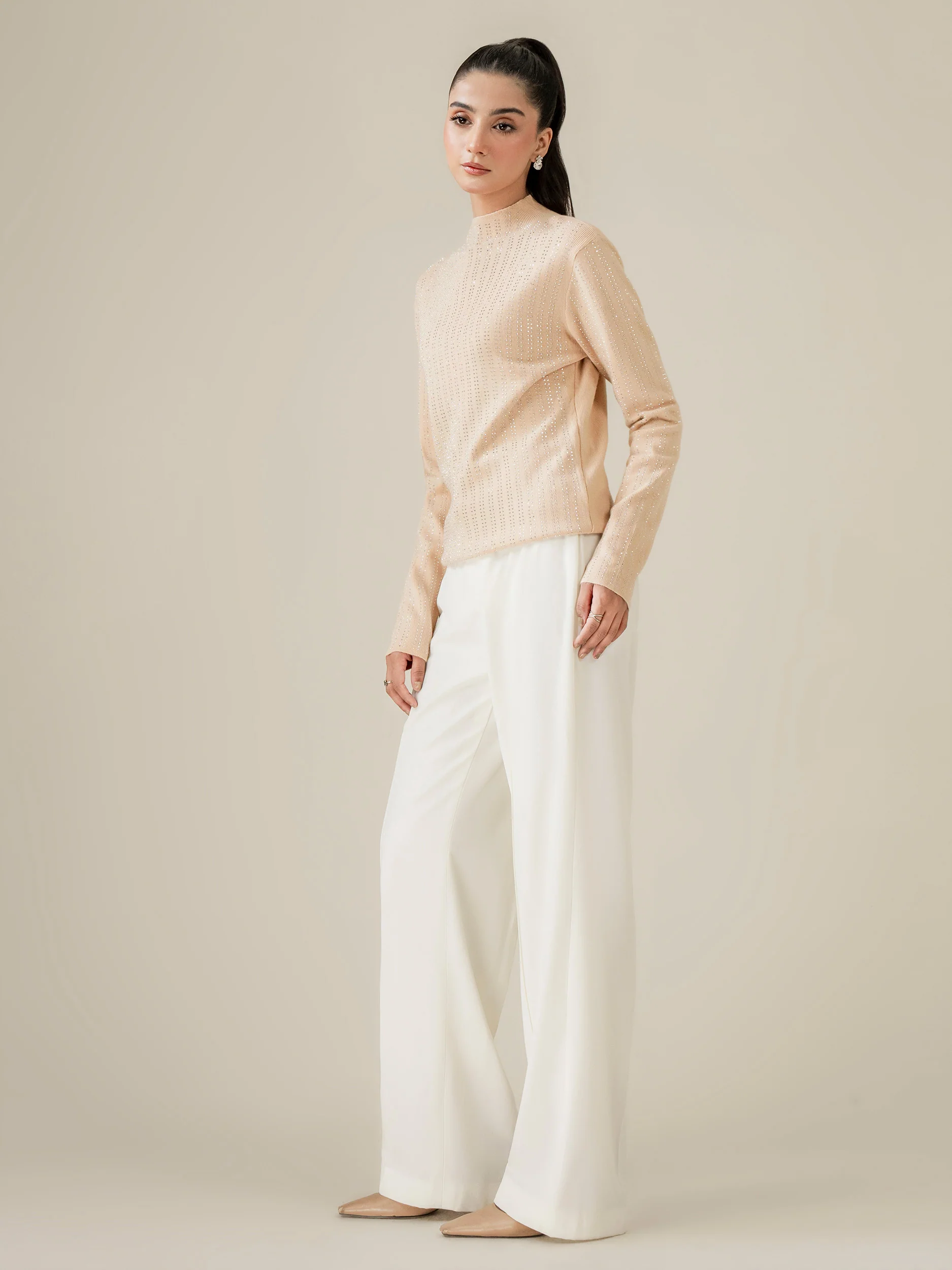 Embellished Woolen Sweater - Image 5