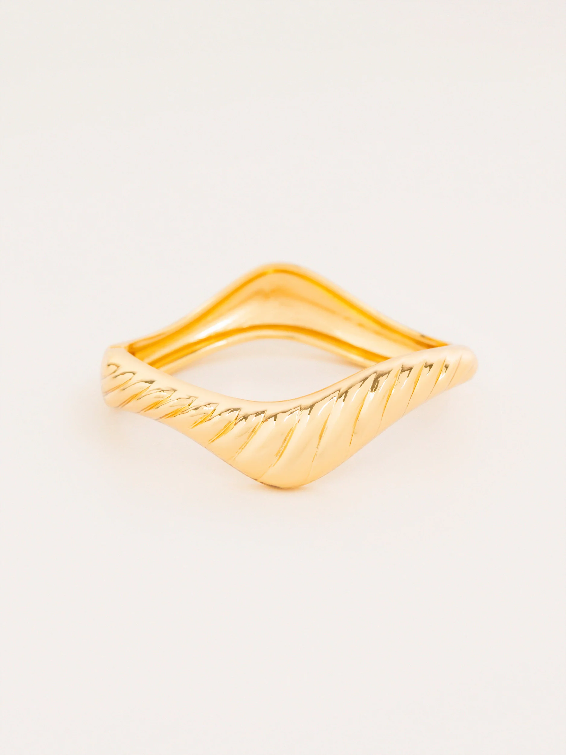Textured Cuff Bracelet - Image 3