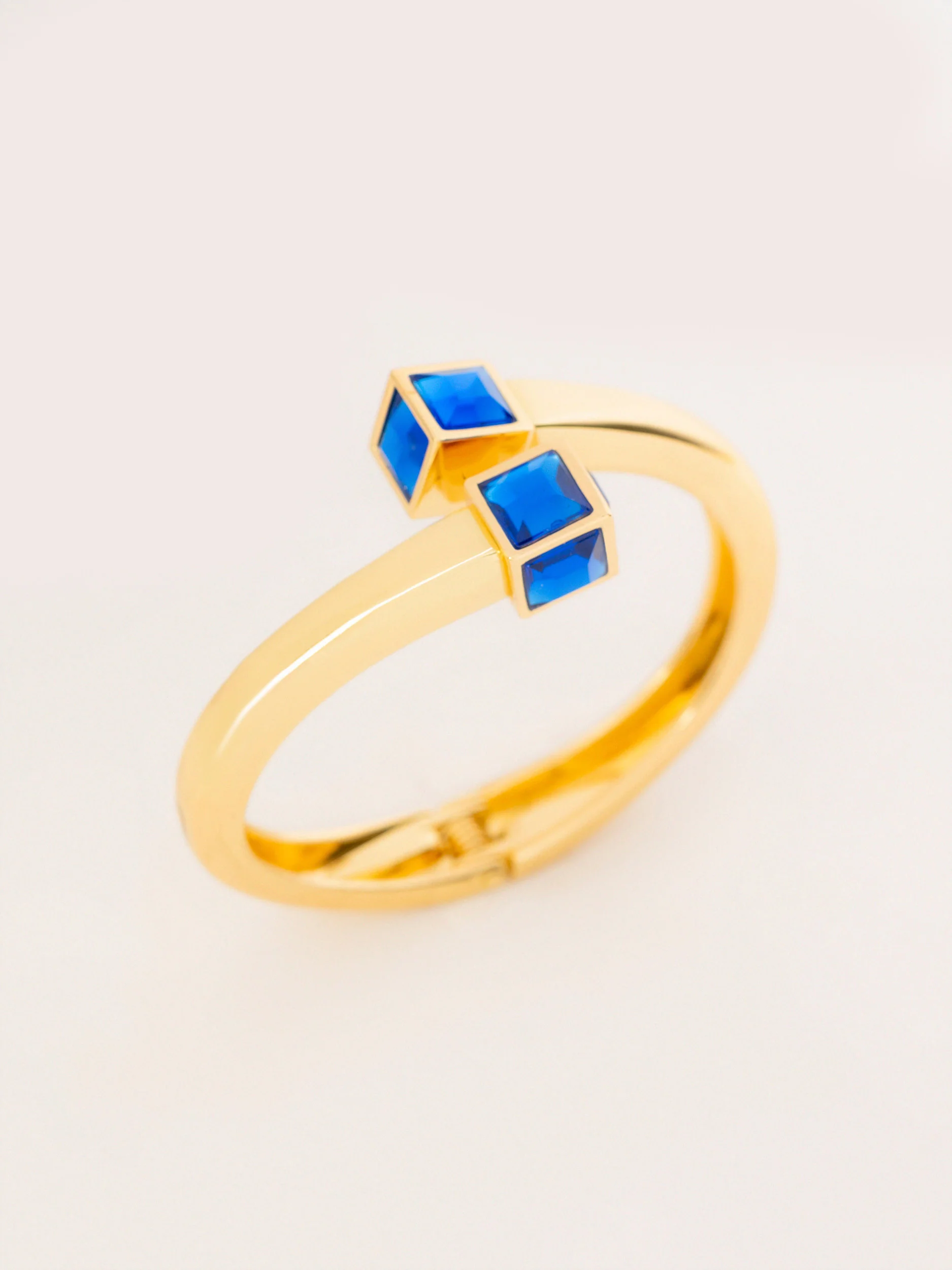 Dual Square Stone Bracelet - Image 2