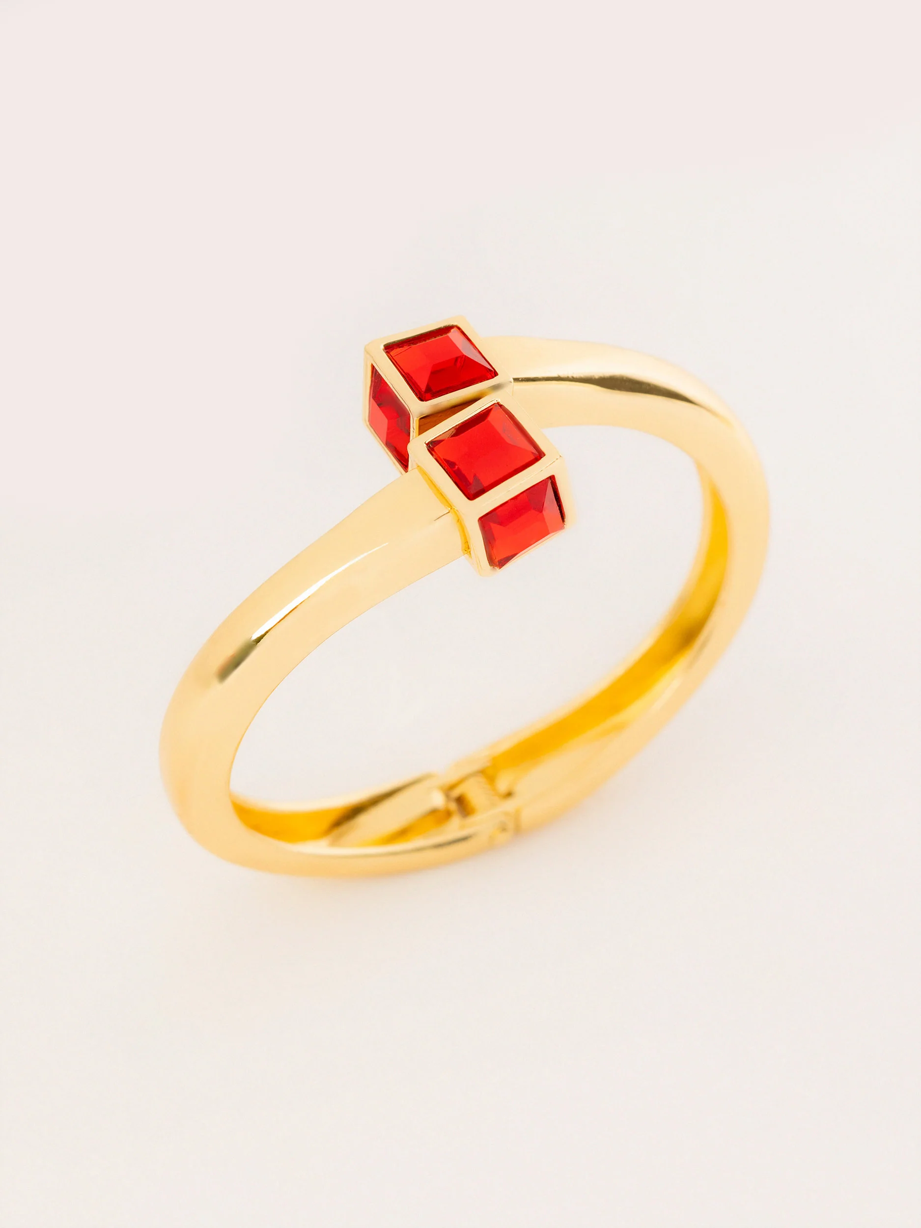Dual Square Stone Bracelet - Image 2