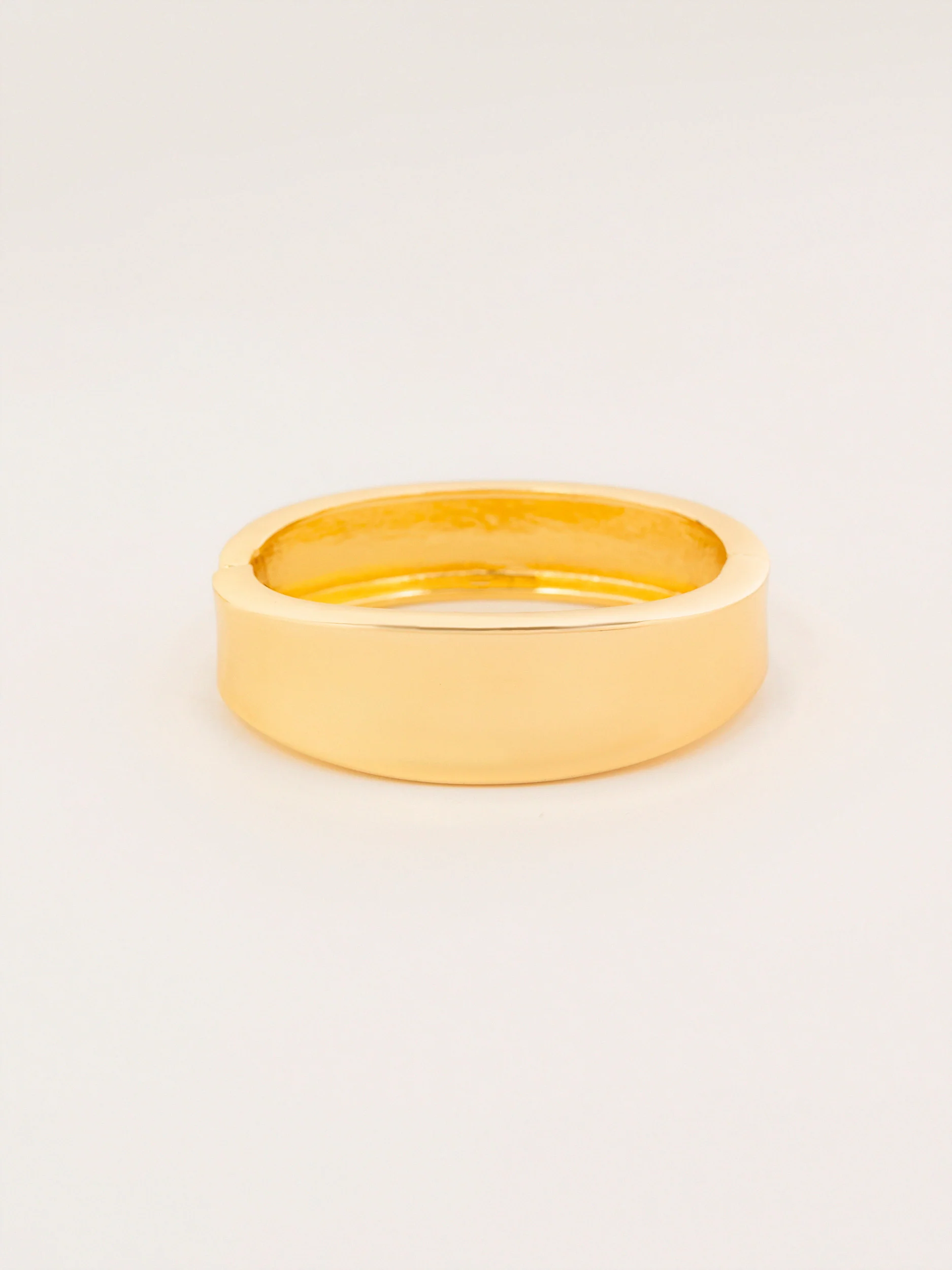 Sleek Wide Cuff Bracelet - Image 2