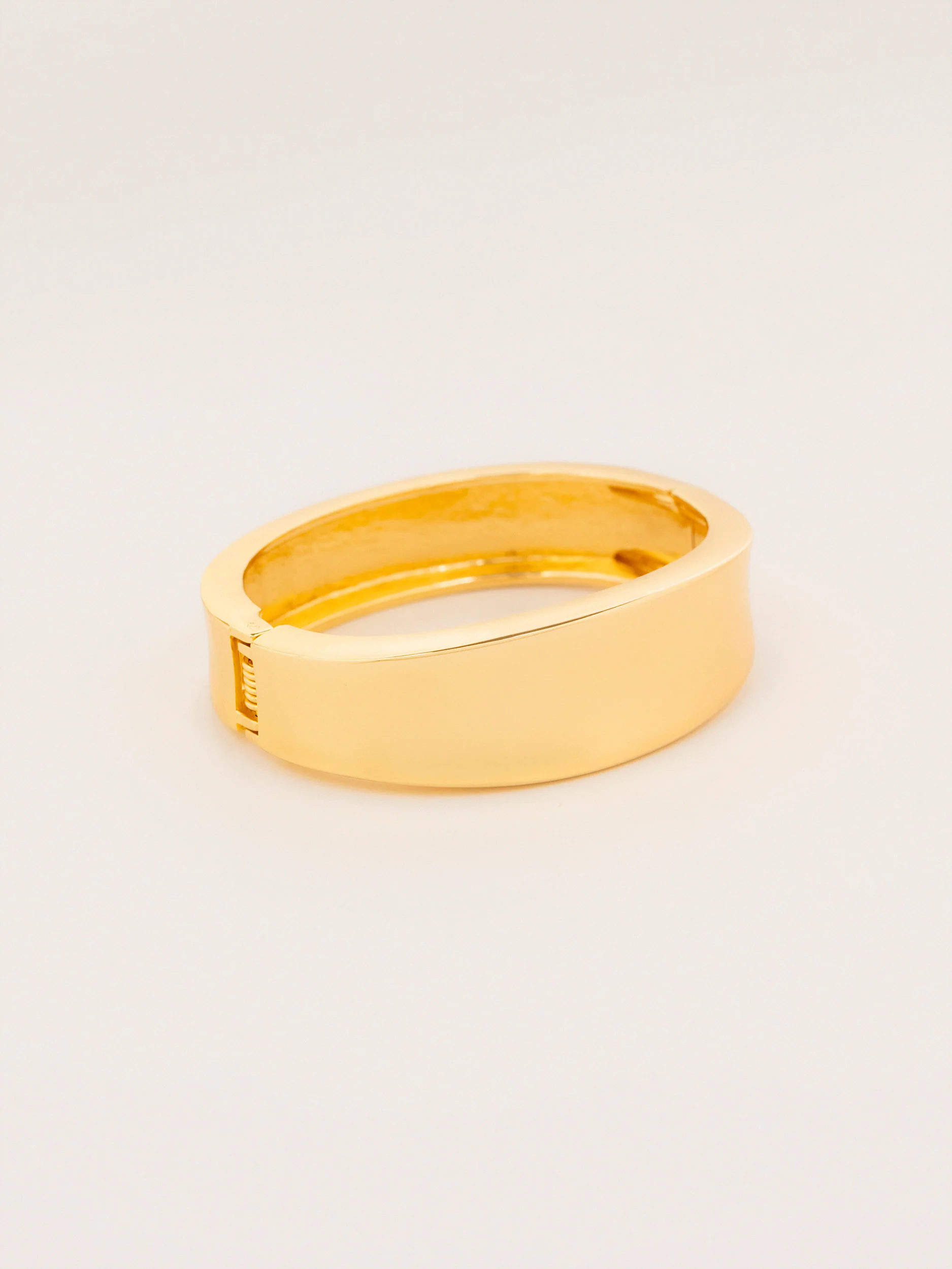 Sleek Wide Cuff Bracelet - Image 3
