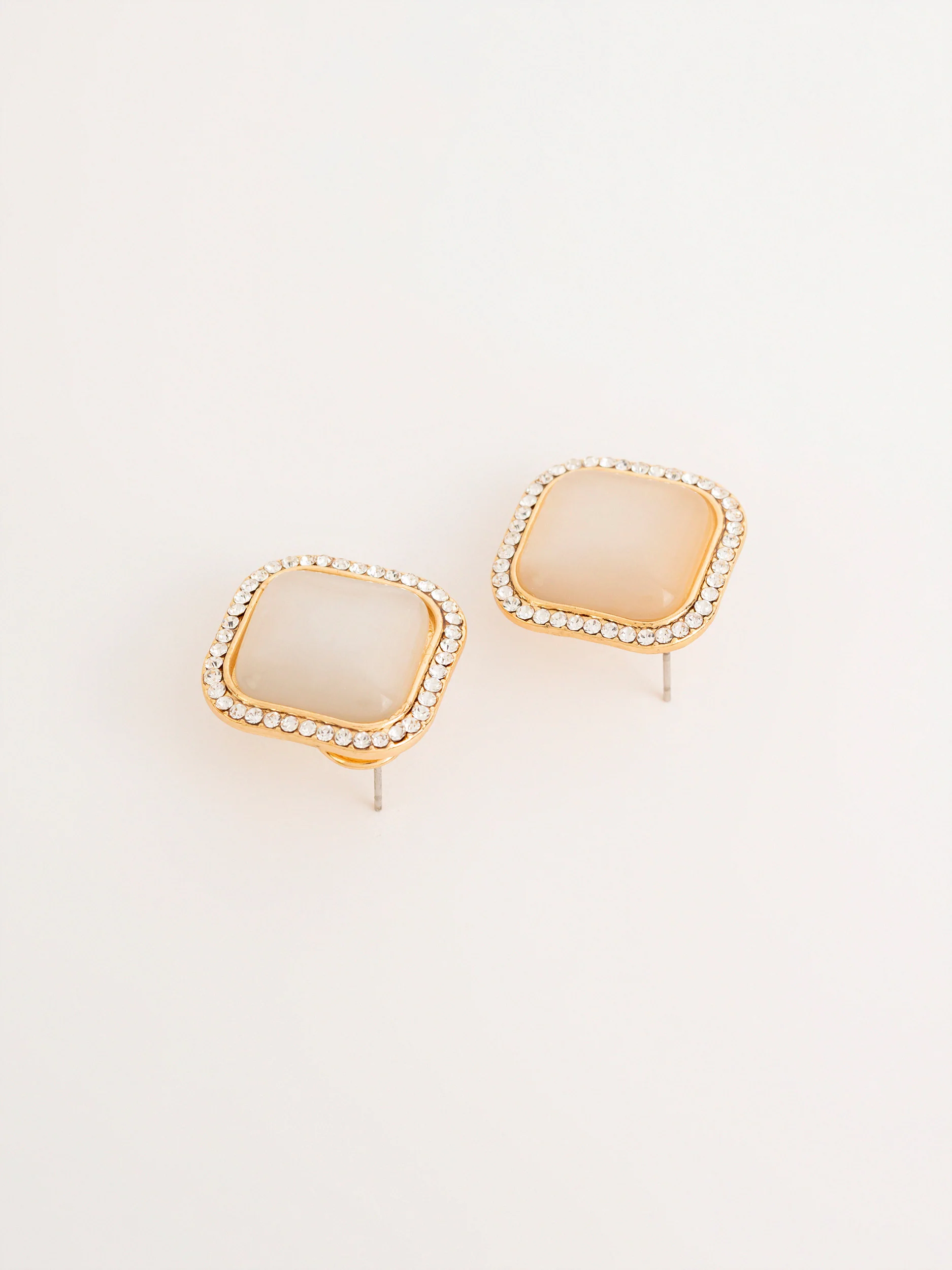 Square Stud Earrings - Image 2