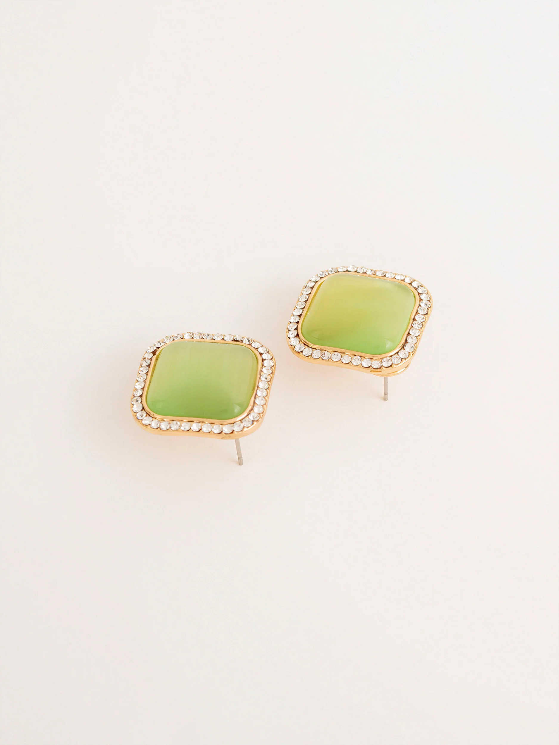 Square Stud Earrings - Image 2