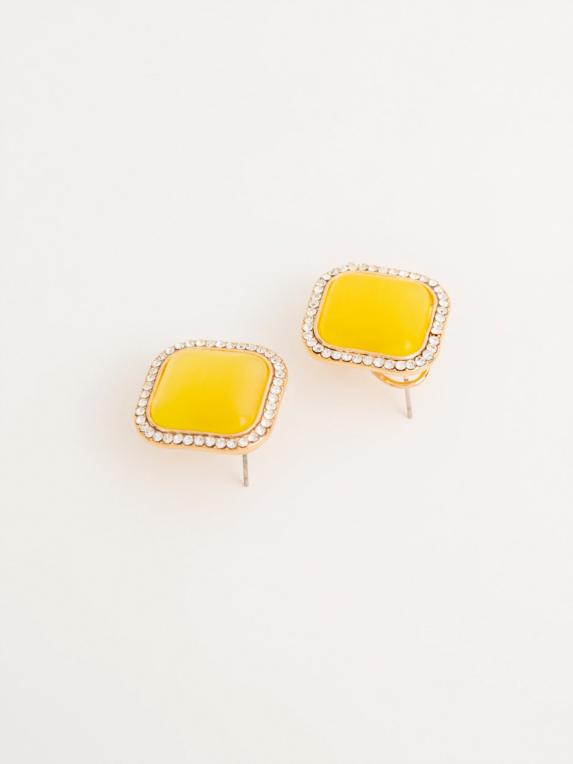 Square Stud Earrings - Image 2