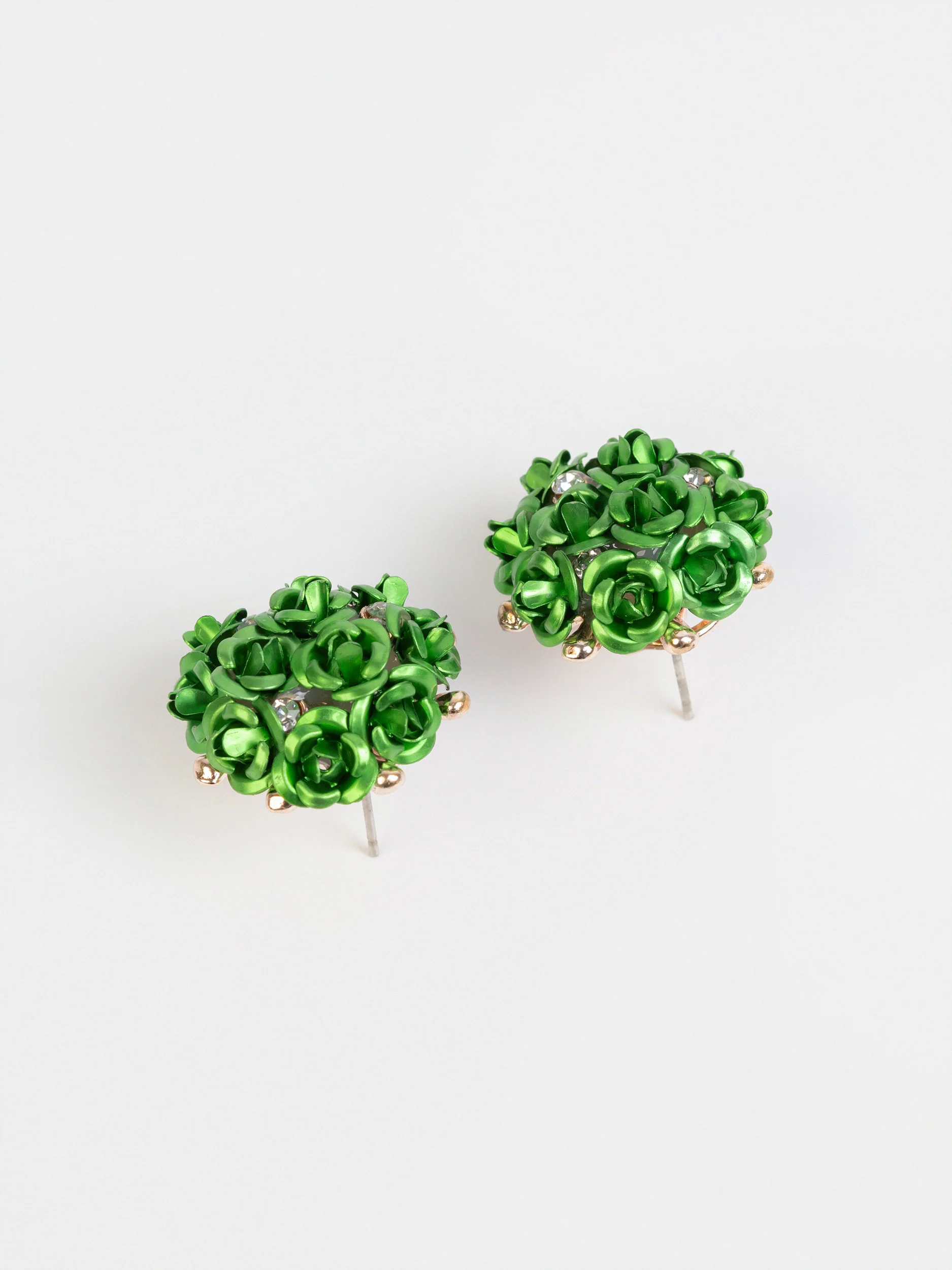 Floral Cluster Earrings - Image 2