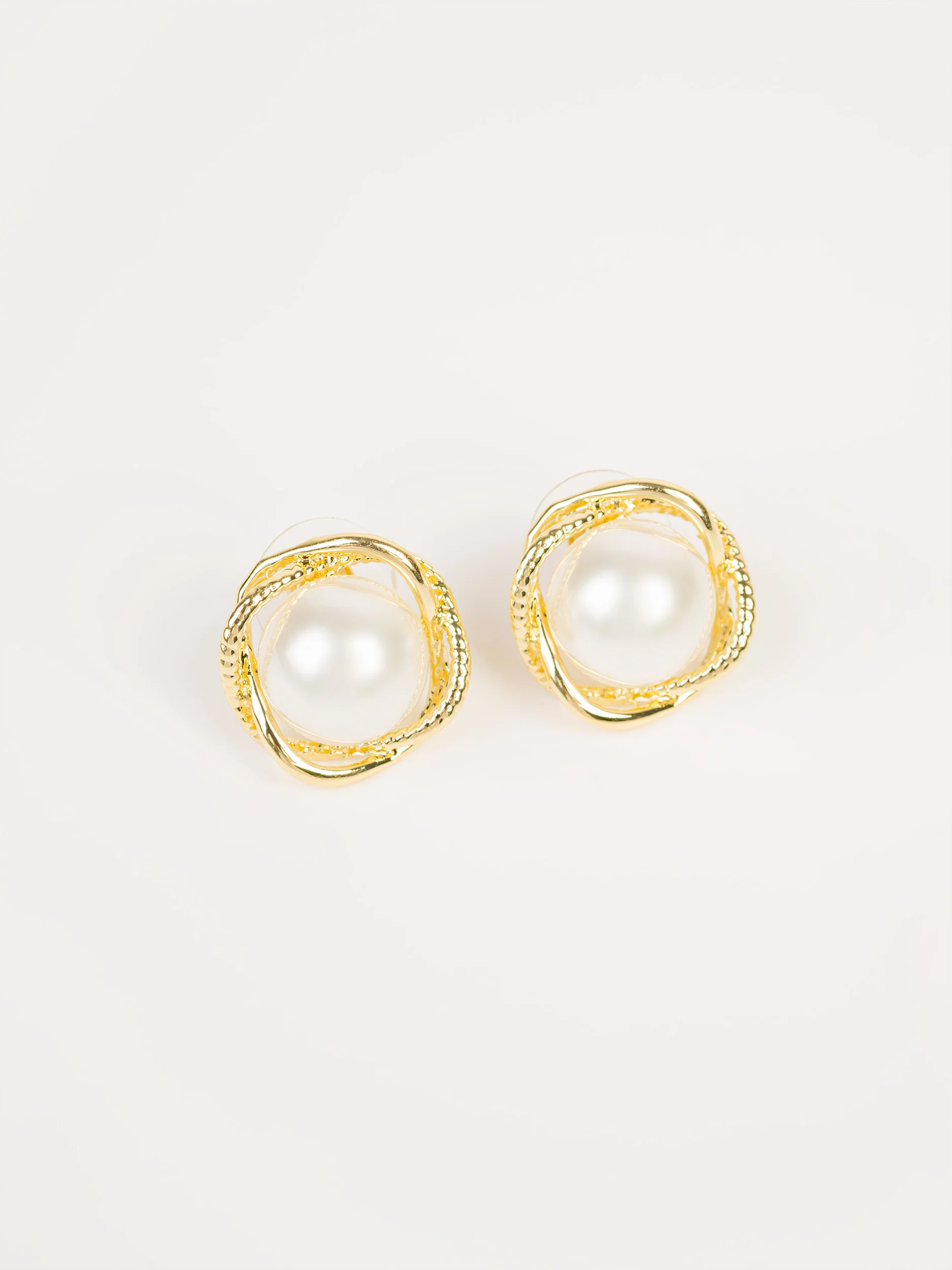 Floral Pearl Studs - Image 2