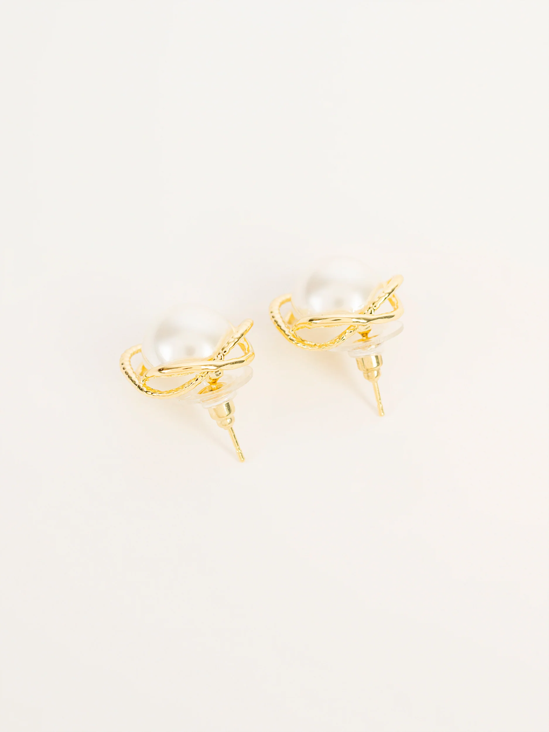Floral Pearl Studs - Image 3