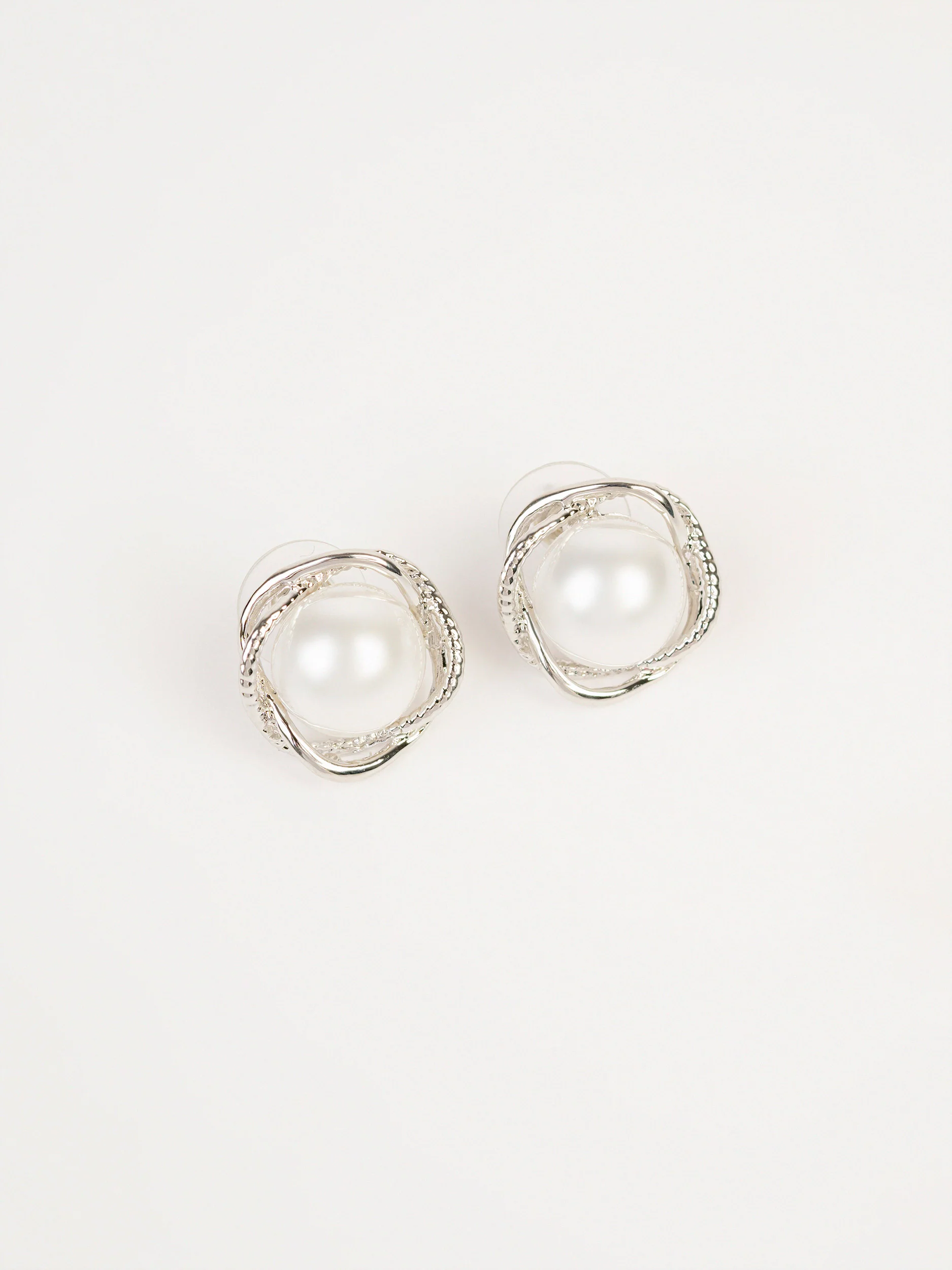 Floral Pearl Studs - Image 2