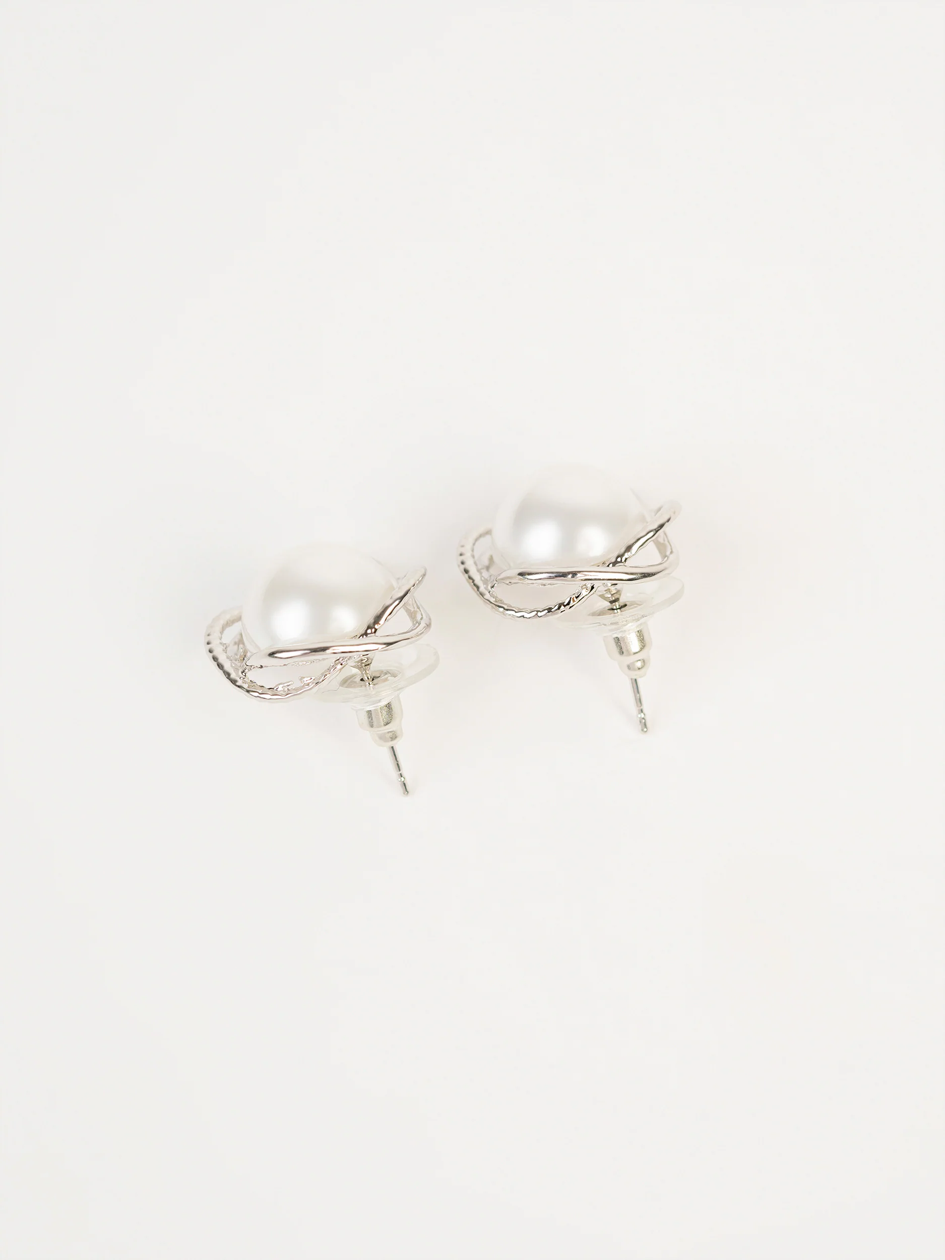 Floral Pearl Studs - Image 3