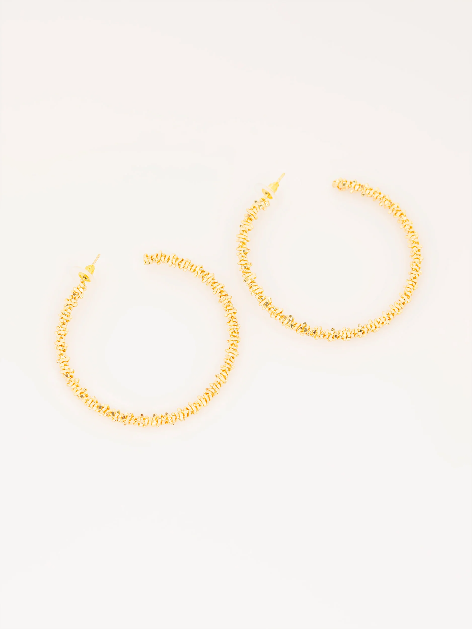 Beaded Hoop Earrings - Image 2