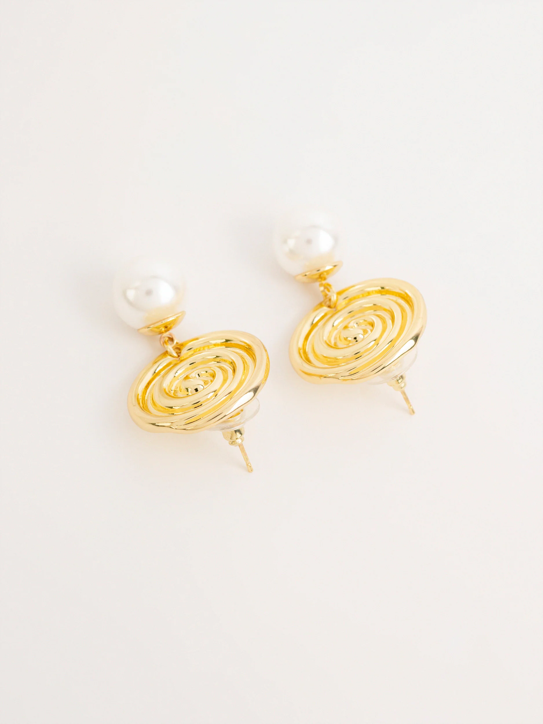 Spiral Drop Earrings - Image 2