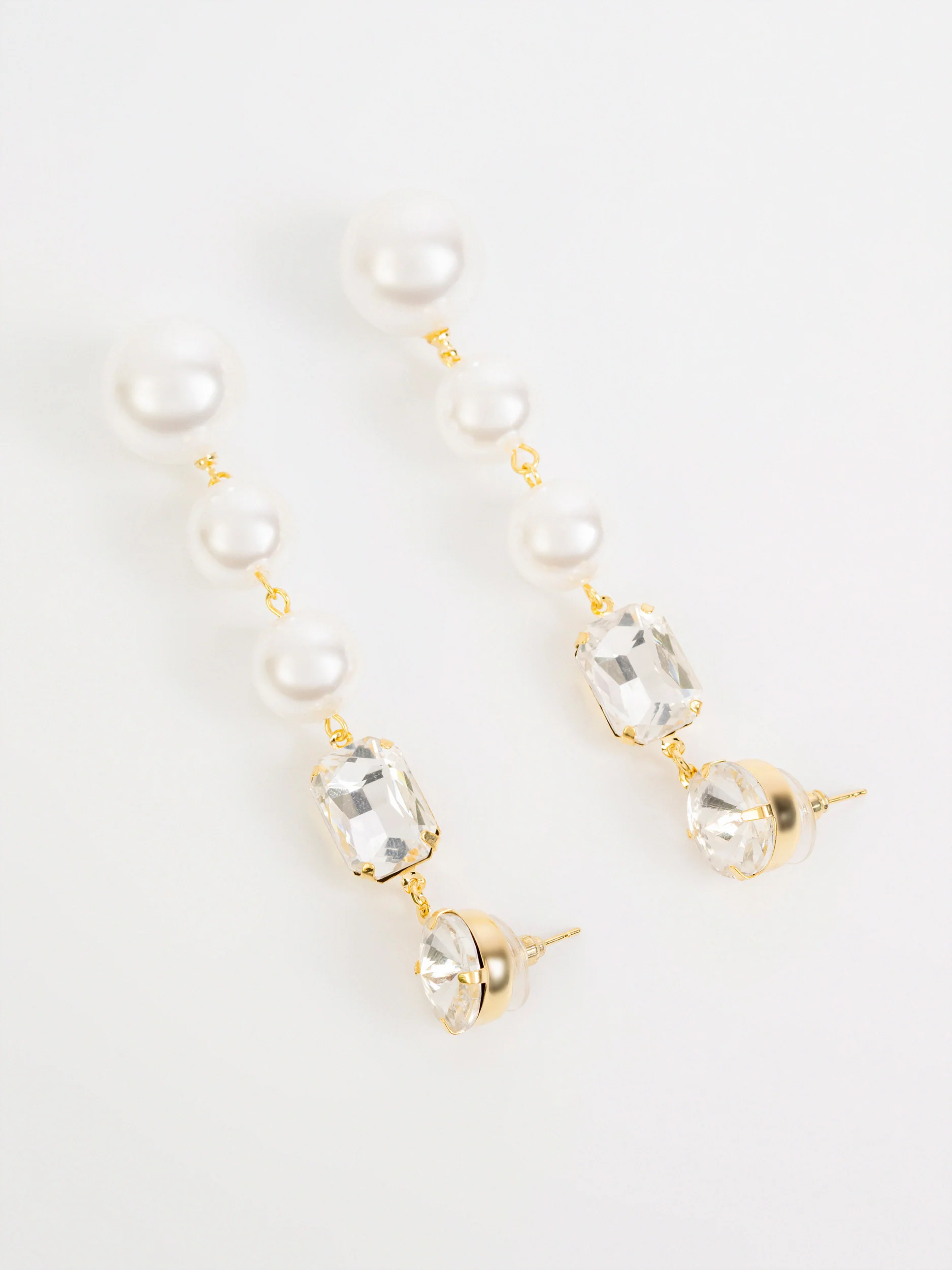 Dangle Pearl Earrings - Image 2