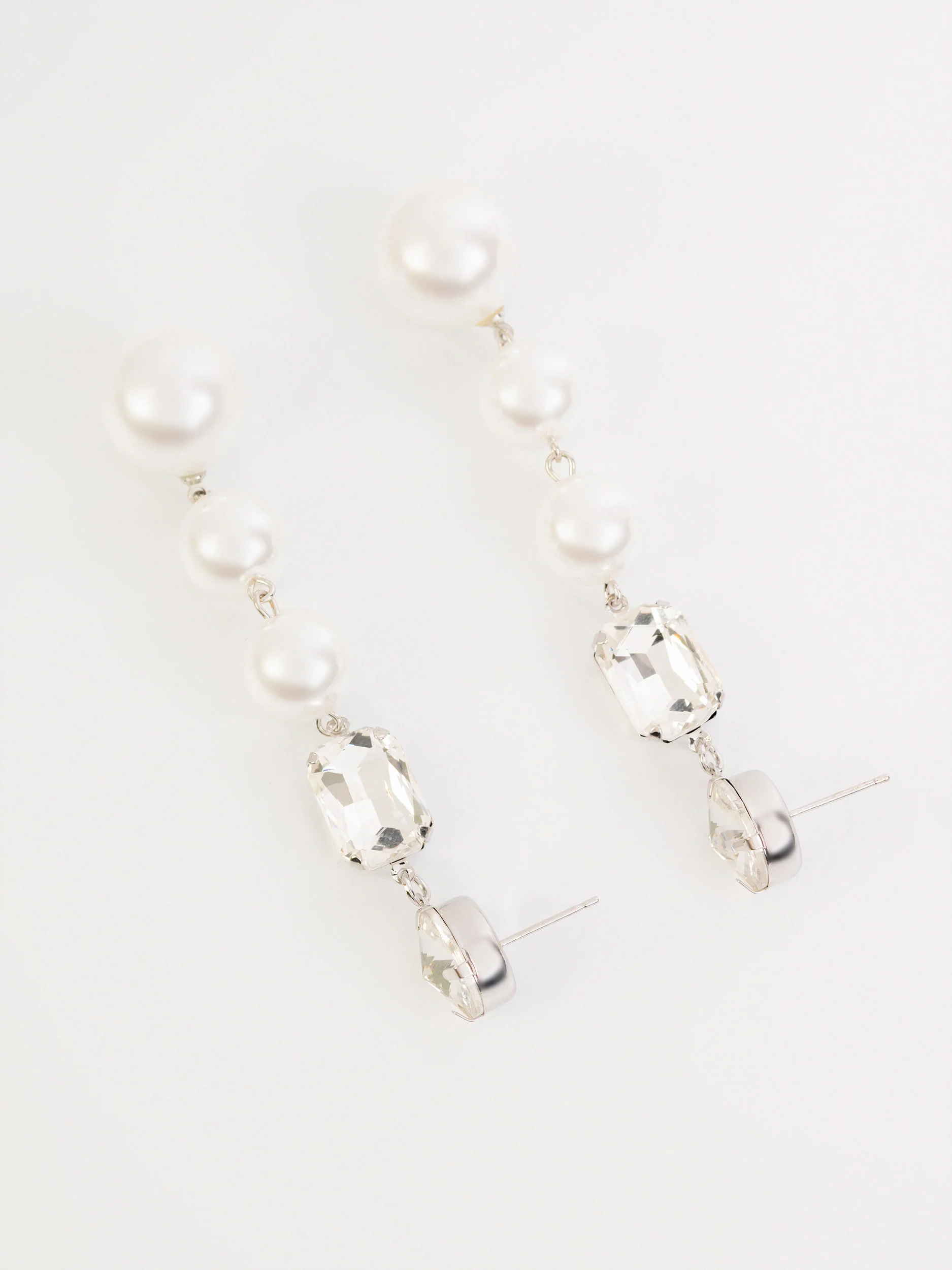 Dangle Pearl Earrings - Image 2