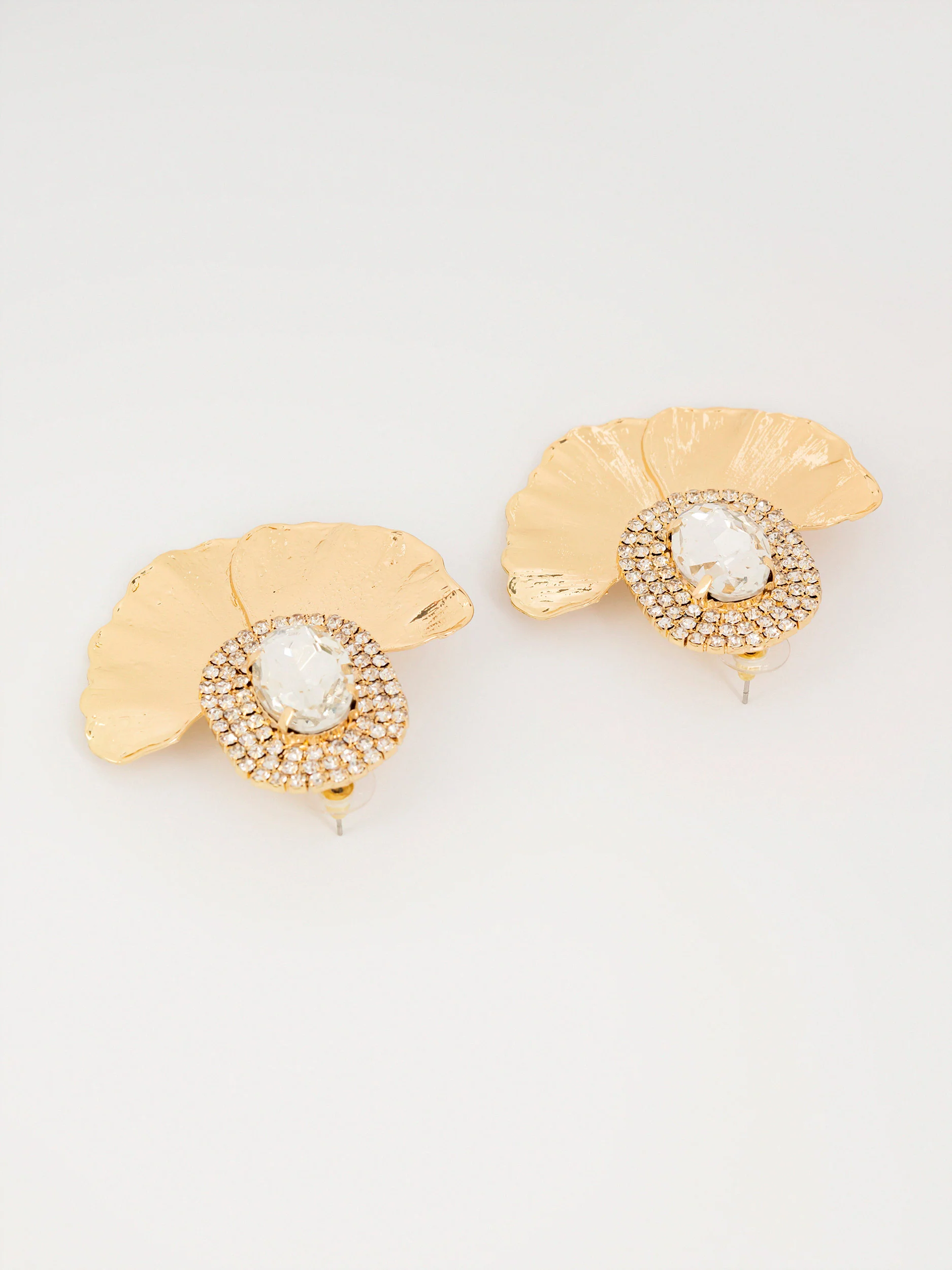 Floral Stud Earrings - Image 2