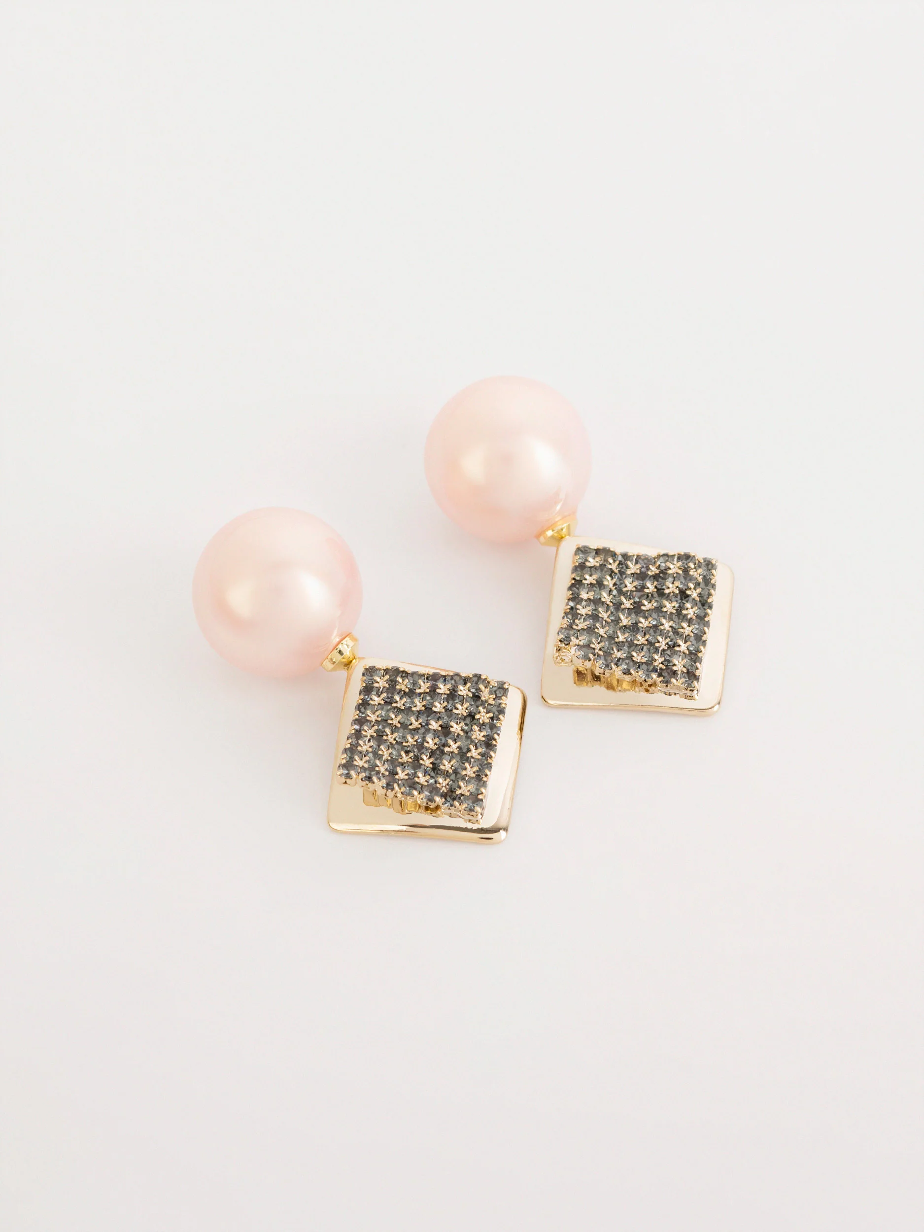 Square Stud Earrings - Image 2