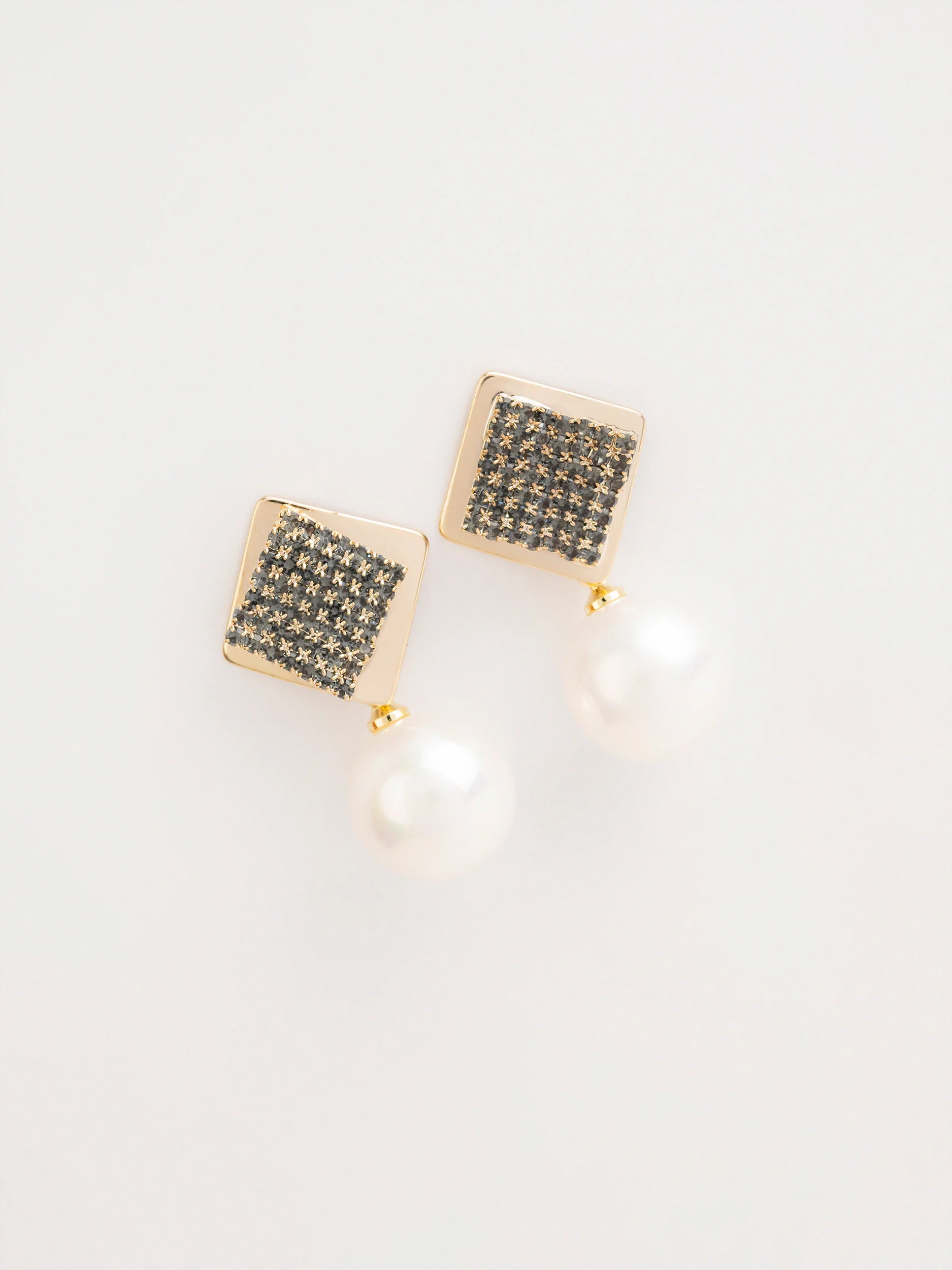 Square Stud Earrings - Image 2