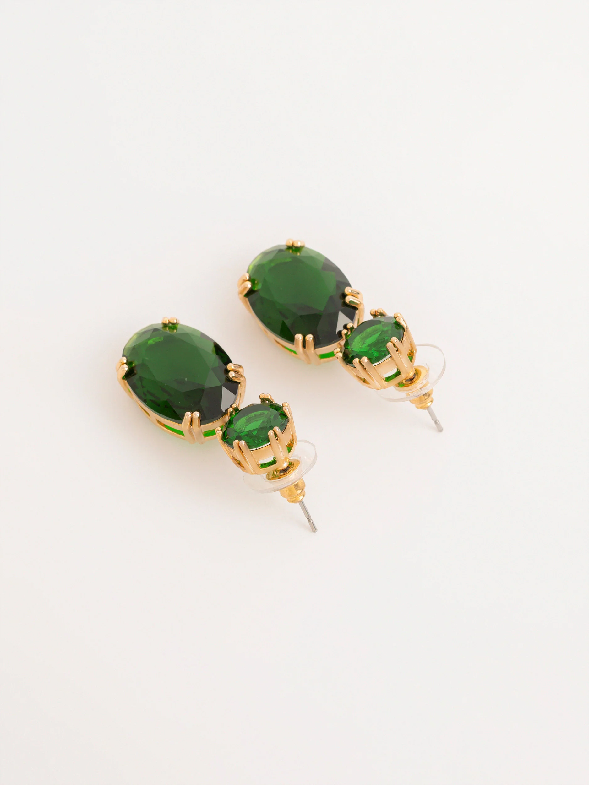 Oval Drop Earrings - Image 2