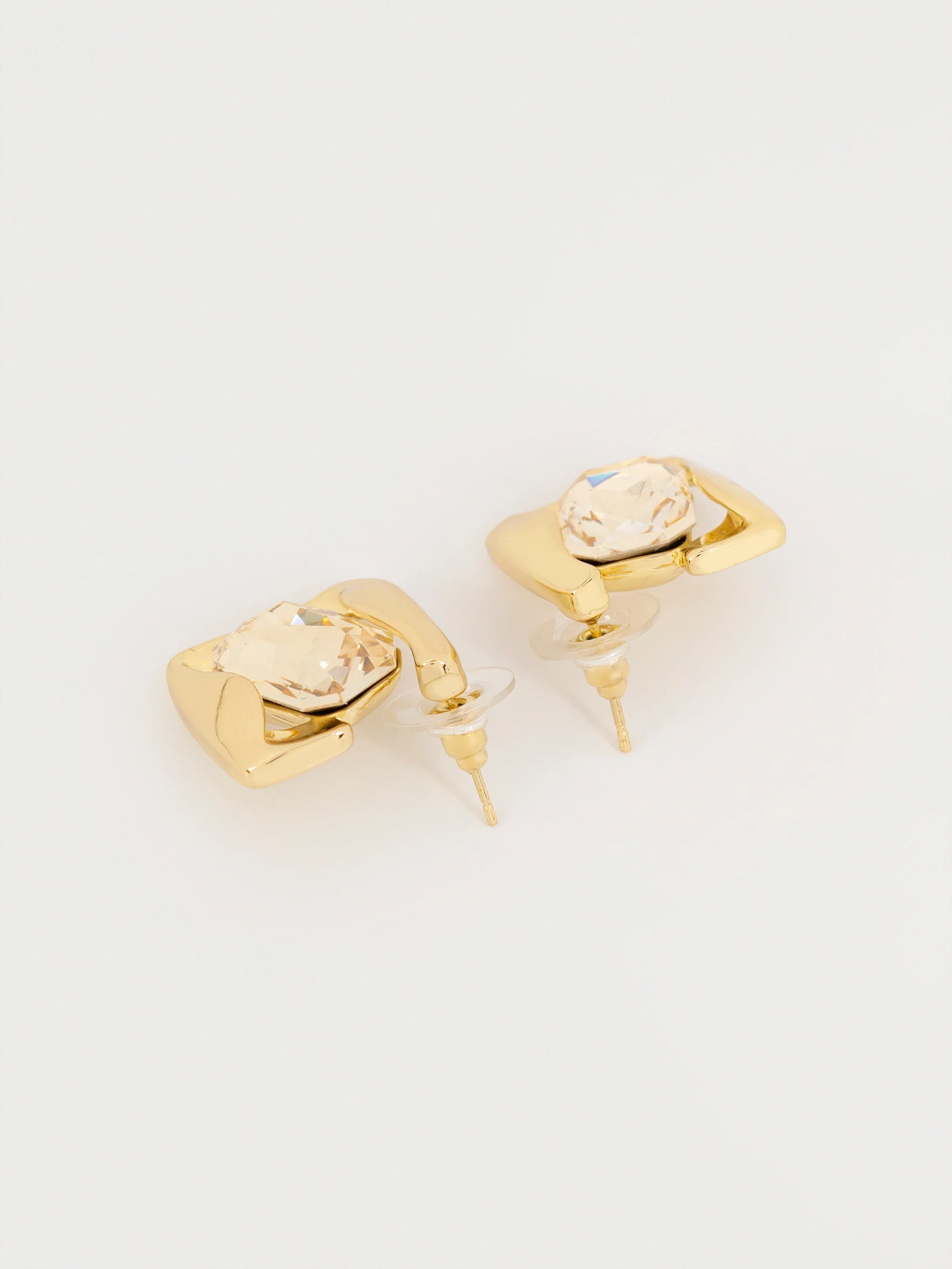 Stone Stud Earrings - Image 2
