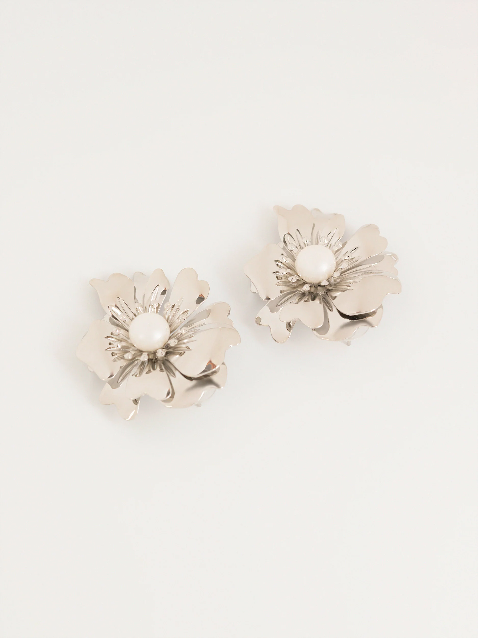Floral Stud Earrings - Image 2