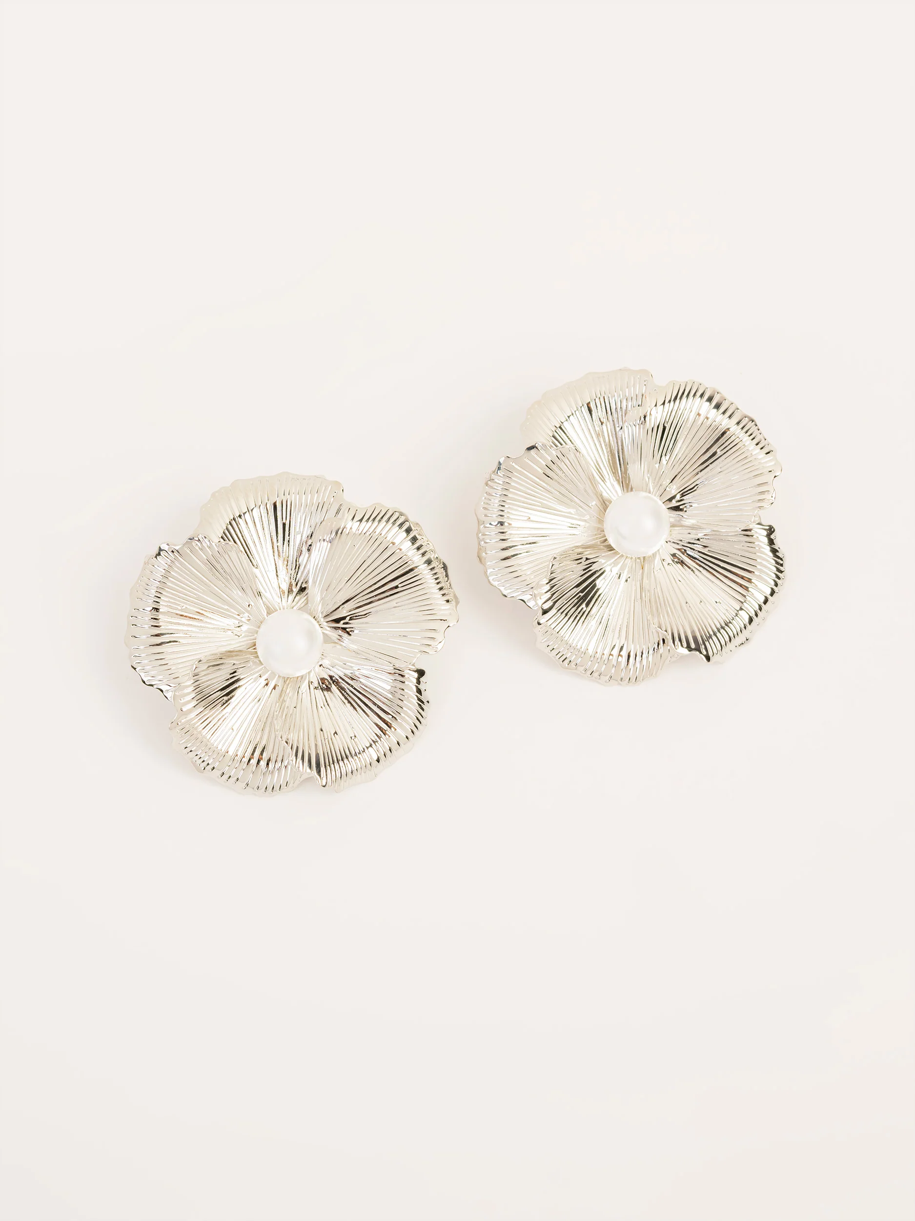 Floral Stud Earrings - Image 2