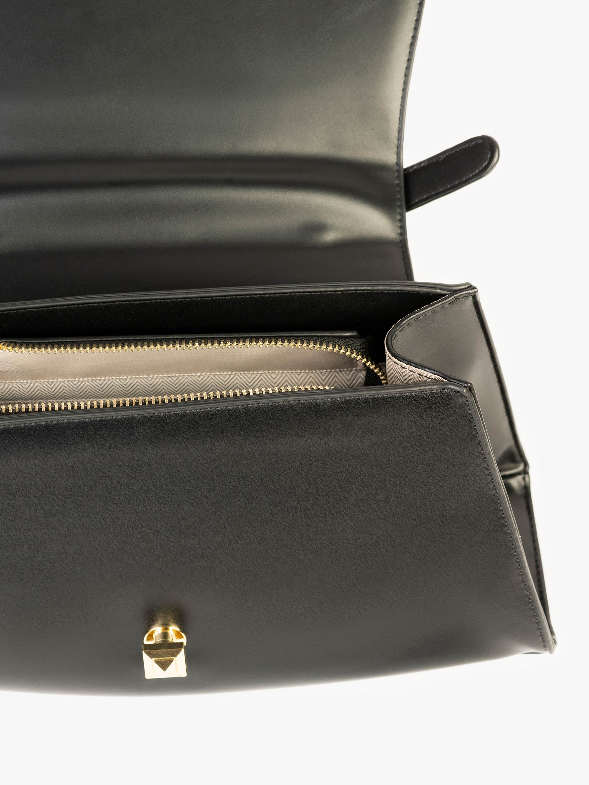 Two-tone Textured Handbag - Image 4