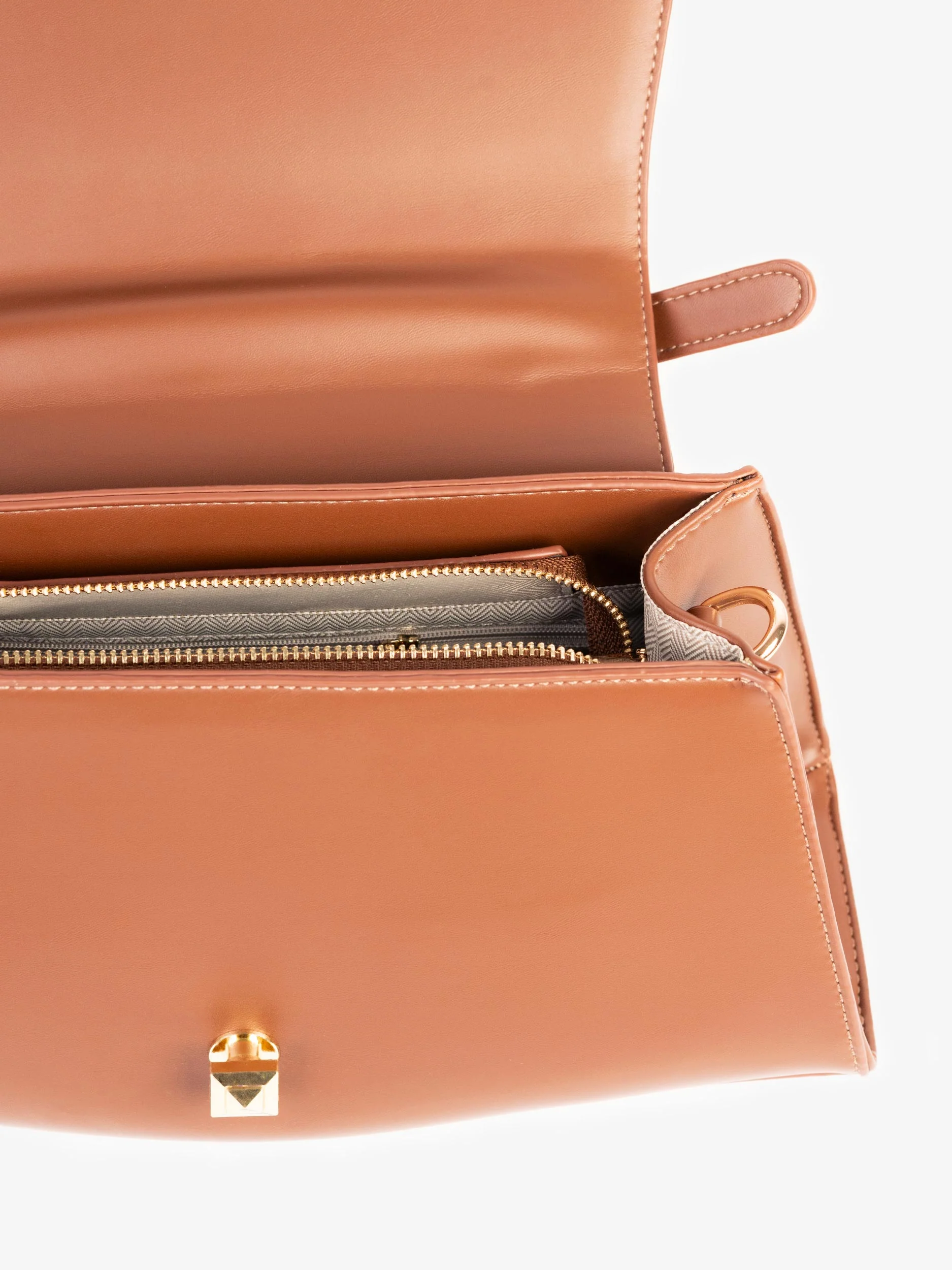 Two-tone Textured Handbag - Image 3